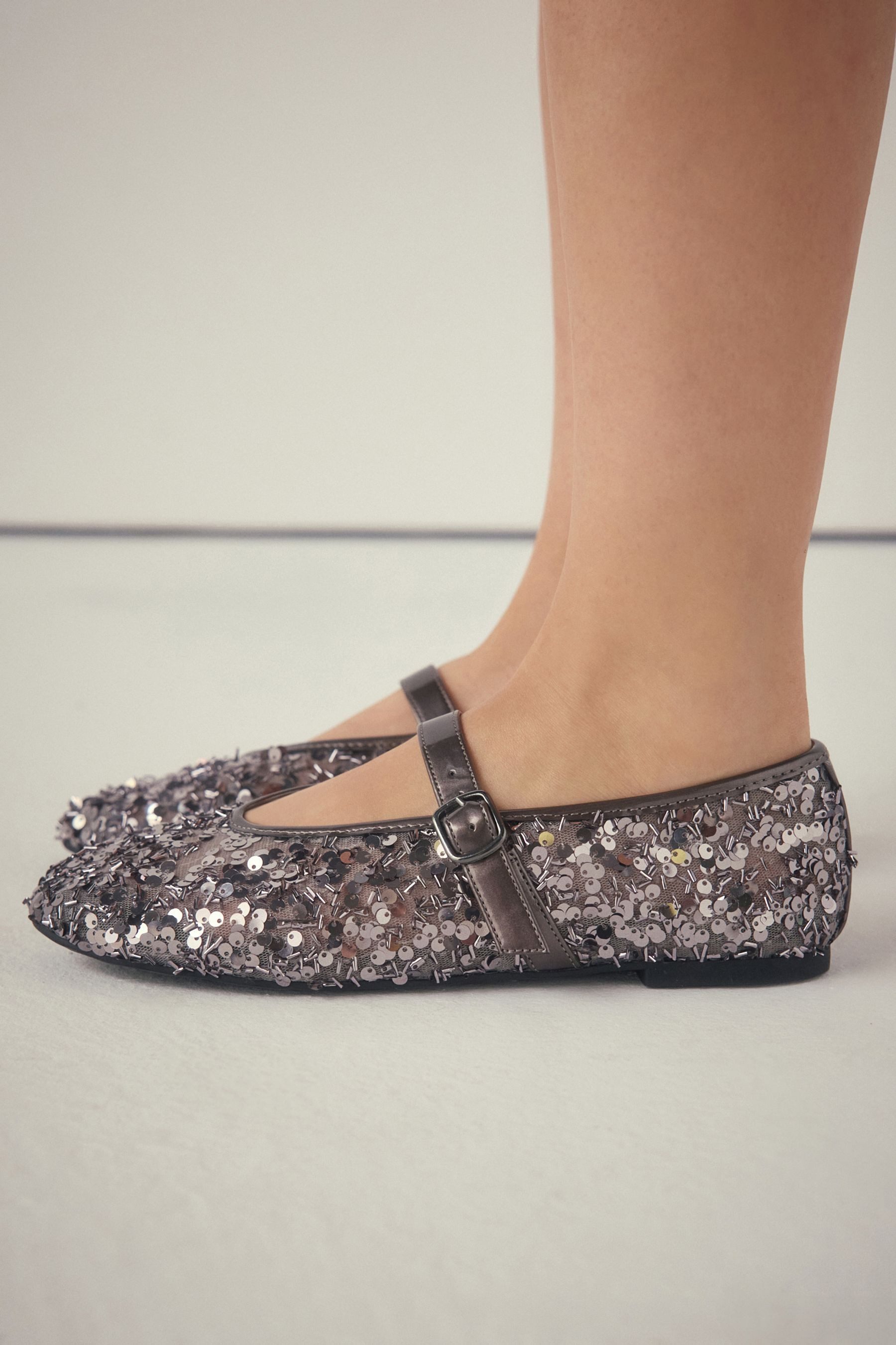 Next Forever Comfort® Mary-Jane-Schuh mit Pailletten Mary-Jane-Schuhe (1-tlg)