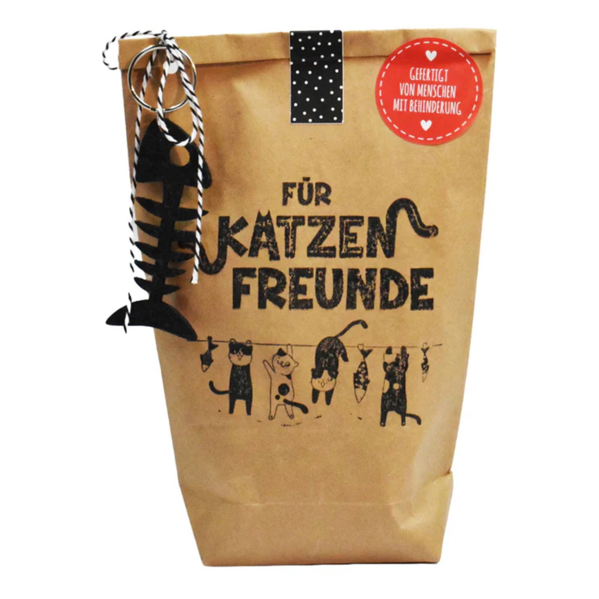 Wunderle Wundertüte Wundertüte Katzen Freunde Wundertüte mit ganz viel Tierliebe, Mitbringsel, Geschenk, Geschenkidee für Katzenliebhaber