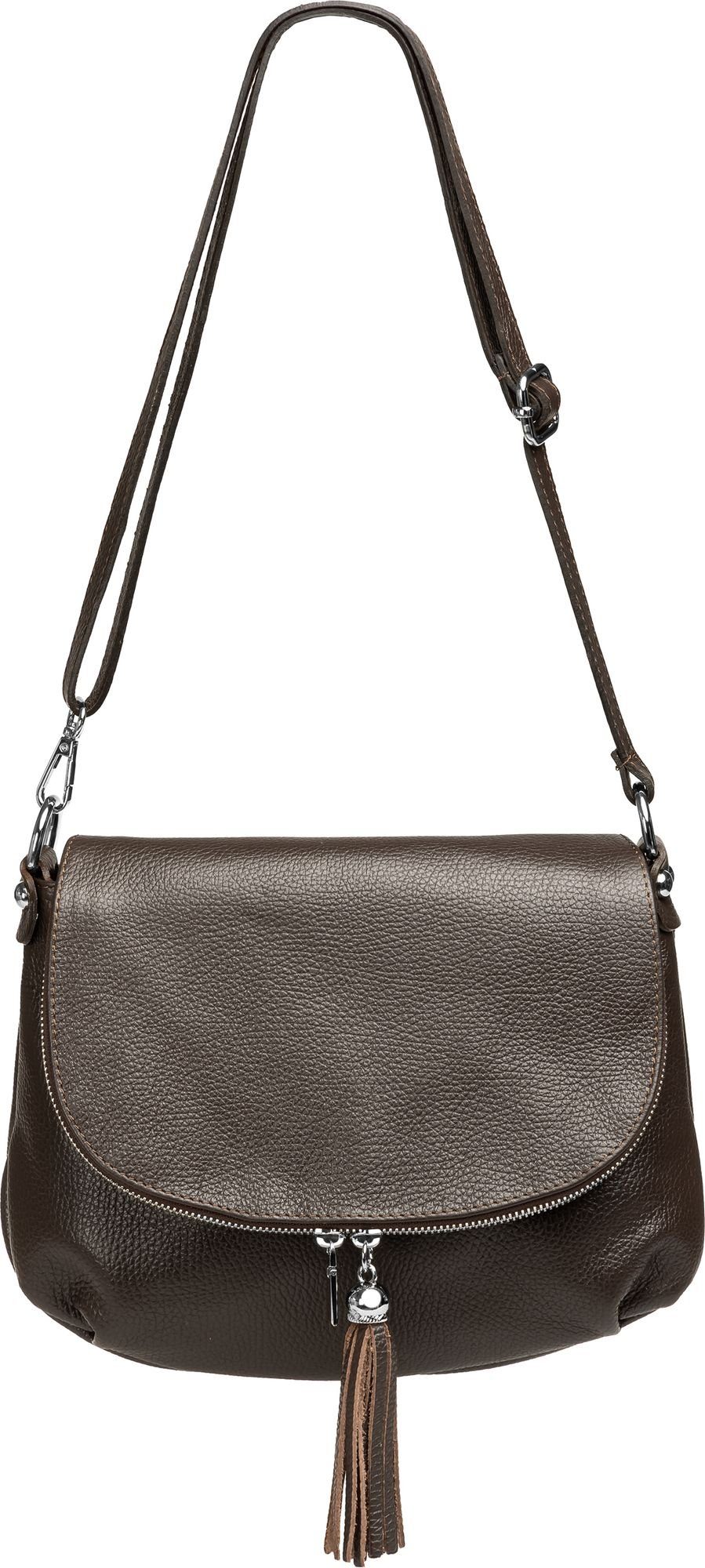 Caspar Umhängetasche Klassische Damen Leder Handtasche günstig online kaufen