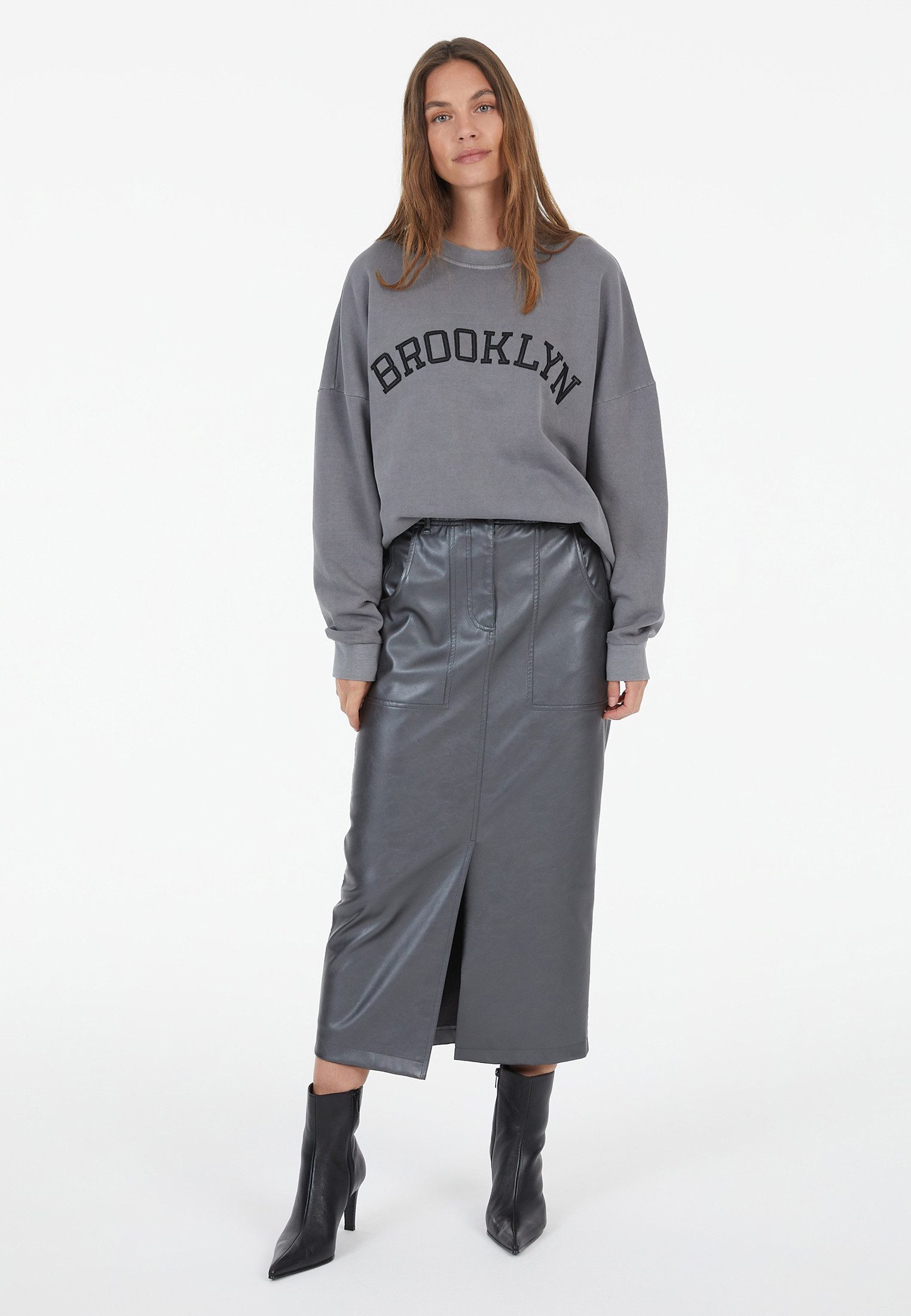 MARC AUREL Lederimitatrock aus veganem Leder günstig online kaufen