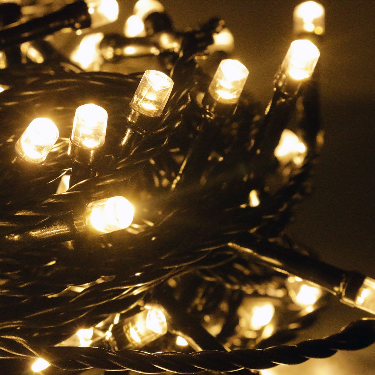 EGB LED-Lichterkette Microlichterkette 180 LEDs warmweiß, IP44, 13,5m