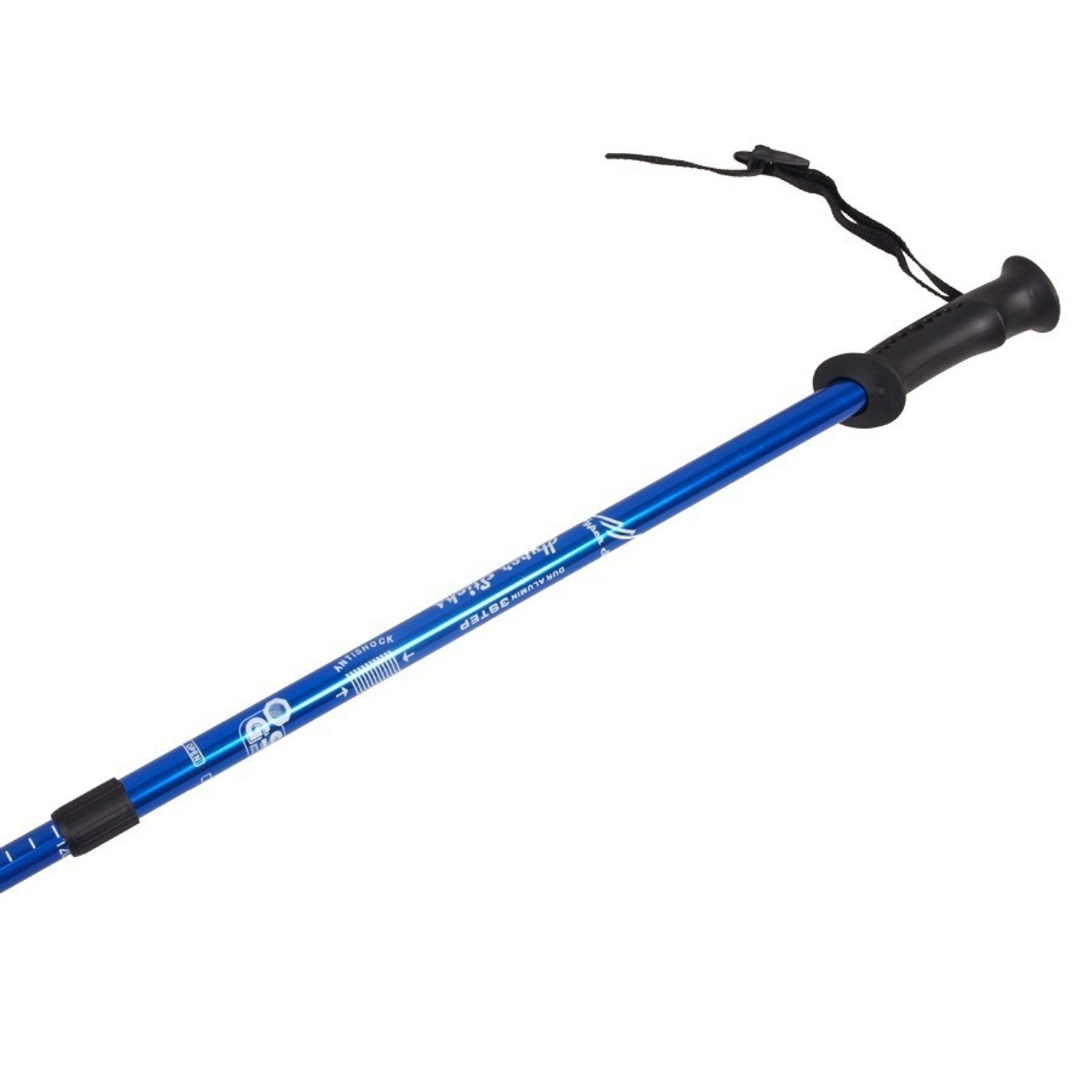 EUROBATT Sp. z o.o. Nordic-Walking-Stöcke 65–135 cm, teleskopisch (2 St), ANTI SHOCK-System - Dreiteilige Konstruktion – Bild 2 von 5