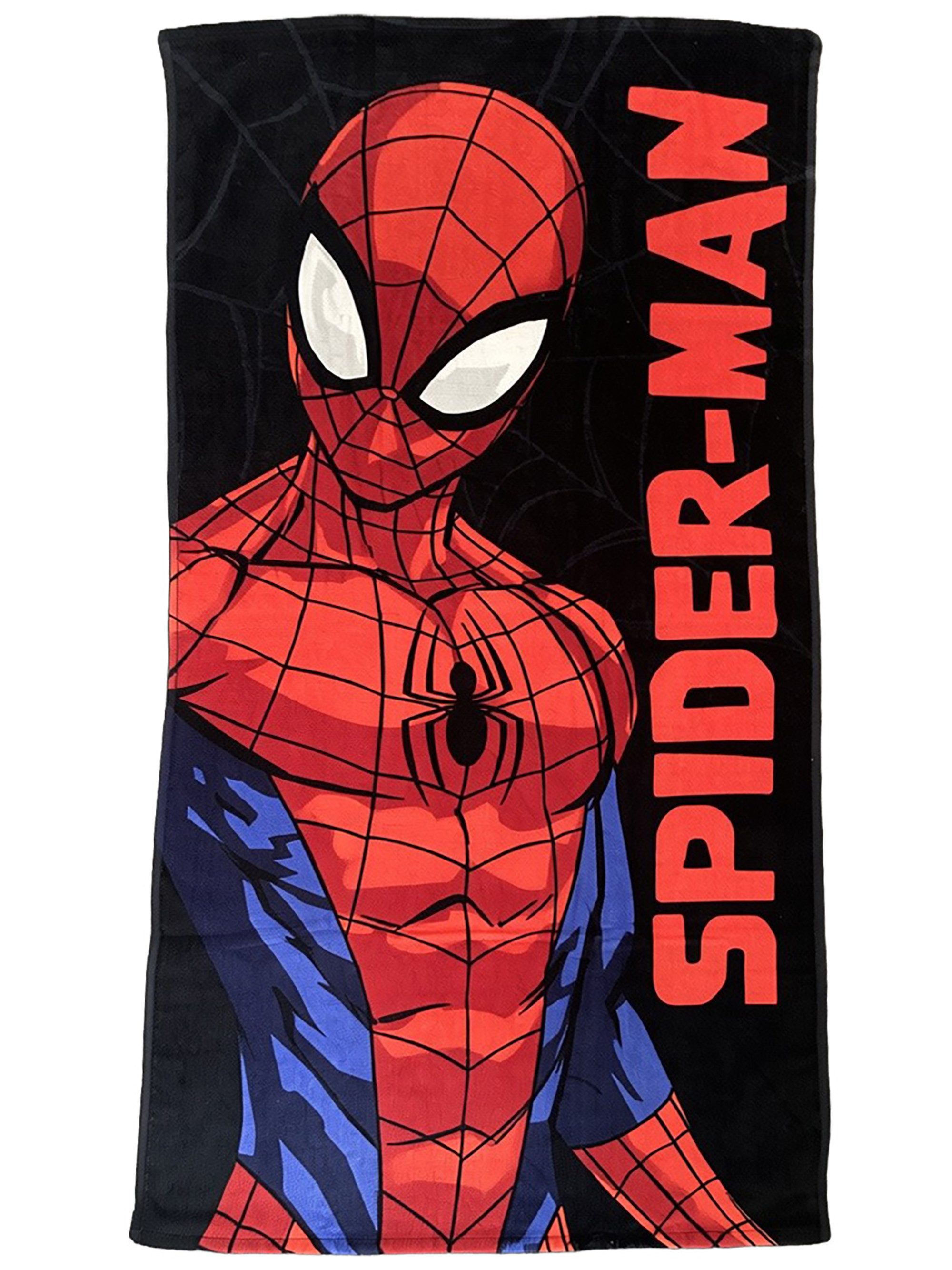 United Labels® Strandtücher Marvel Spiderman Strandtuch Badetuch Handtuch 120 x 60 cm