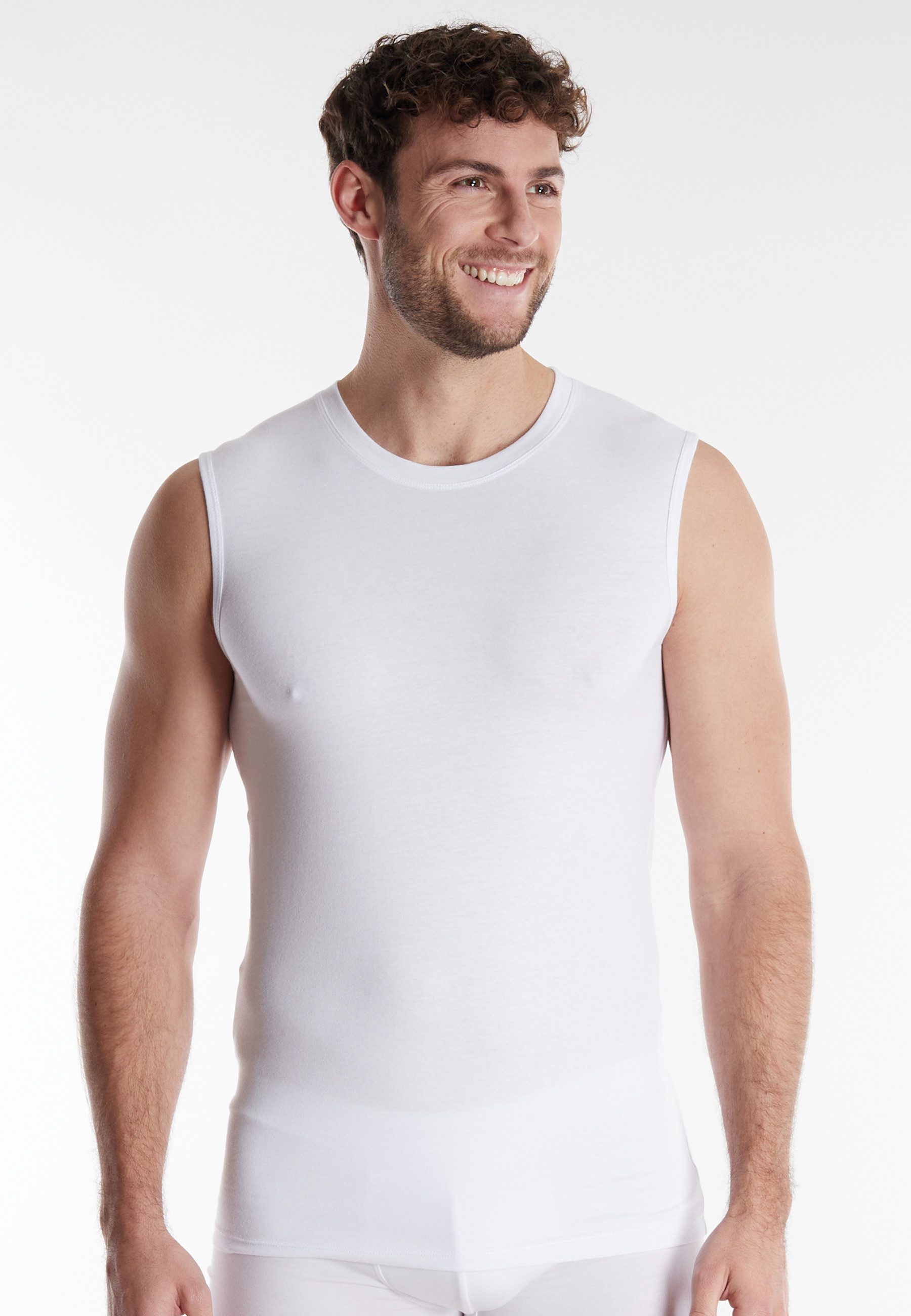 GÖTZBURG Unterhemd GÖTZBURG Herren Unterhemd weiß uni (1-St) günstig online kaufen