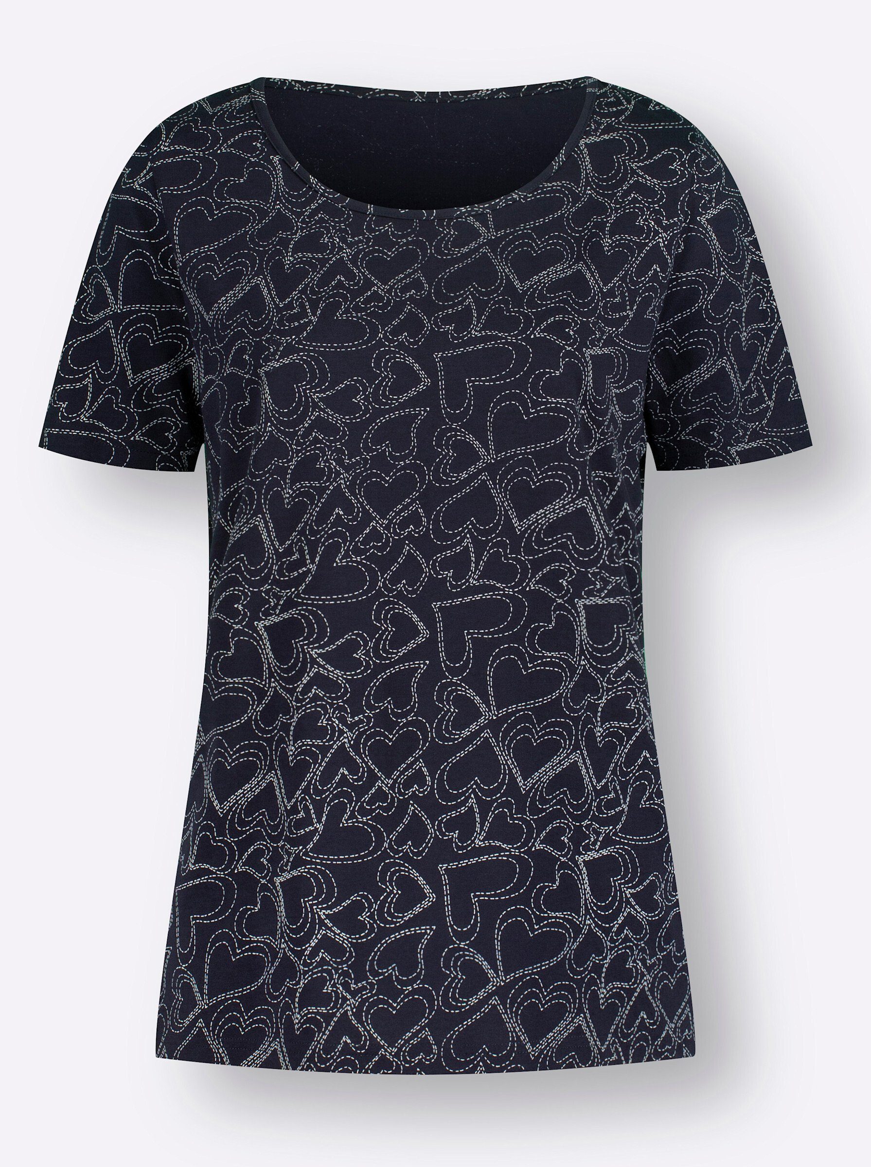 T-Shirt Druck-Shirt Kurzarm