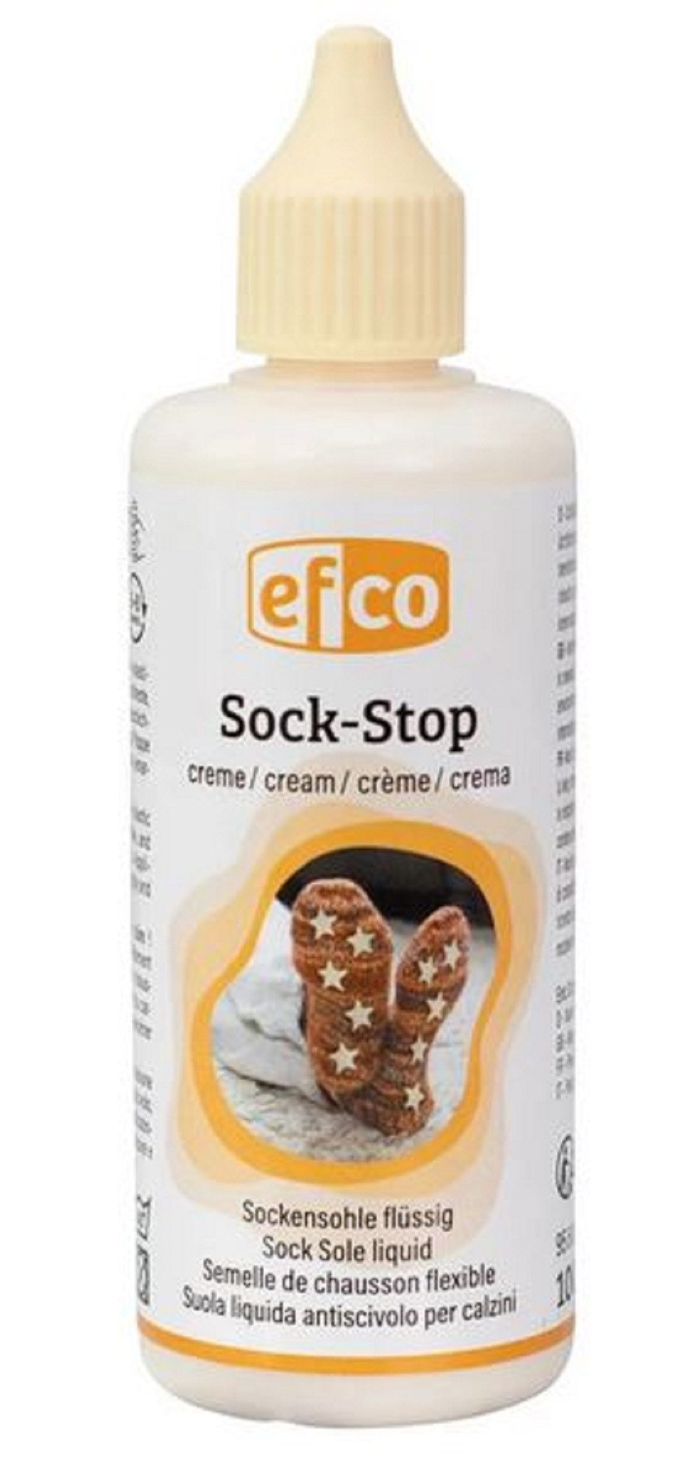 efco creative Socken Sock-Stop Latex-Emulsion / Sockensohle Anti-Rutsch Profile eigener Herstellung / Teppichen, Läufern oder Schuhabtretern geeignet