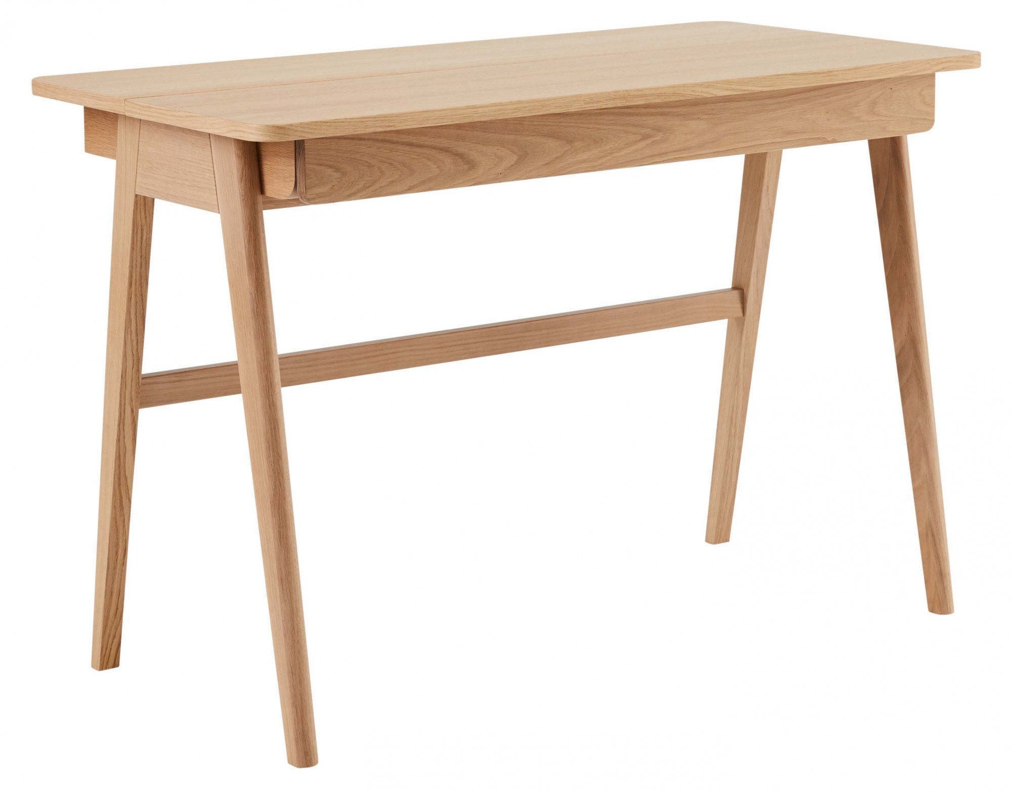 Hammel Furniture Schreibtisch Findahl by Hammel Home Desk (1-St), 110x55,5/72,5 cm, mit Stauraum und Beine aus Massivholz