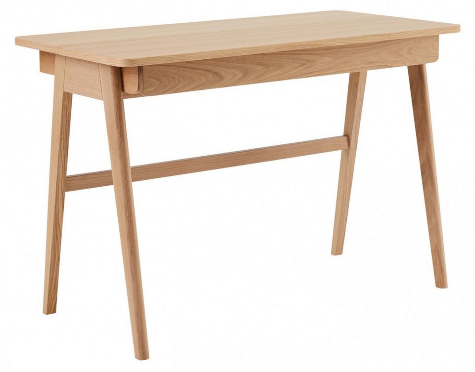 Hammel Furniture Schreibtisch Findahl by Hammel Home Desk (1-St),  110x55,5/72,5 cm, mit Stauraum und Beine aus Massivholz