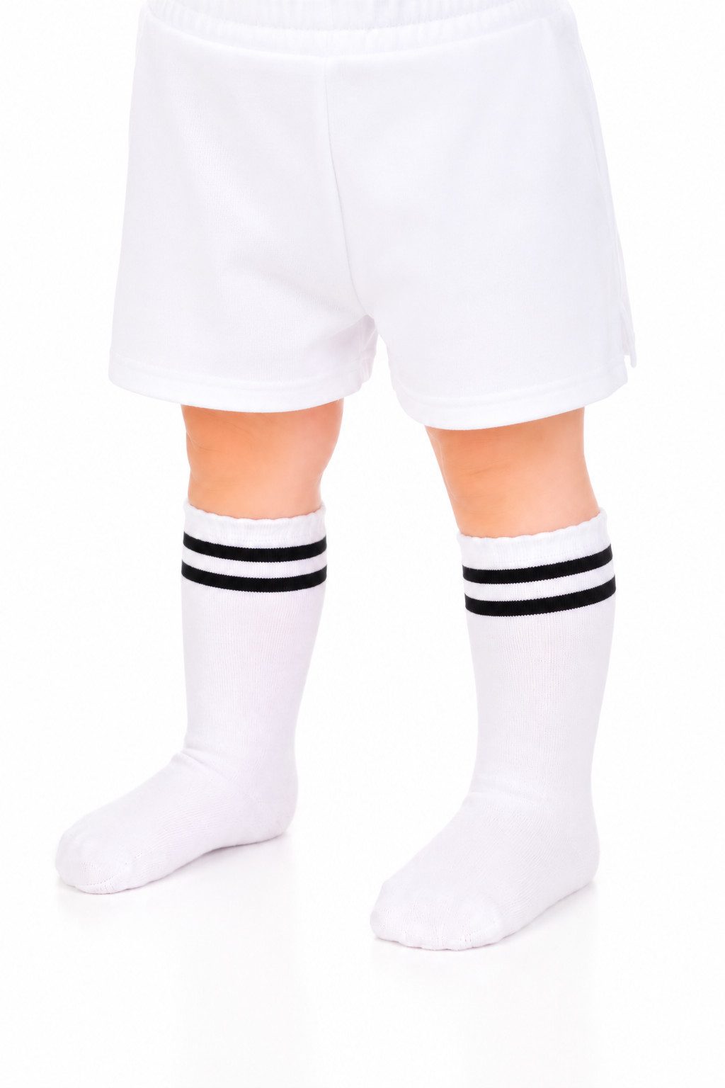 La Bortini Kniestrümpfe Kniestrümpfe für Baby und Kinder in weiß festlich für Schulanfang elastisch, weich, unisex, neutral