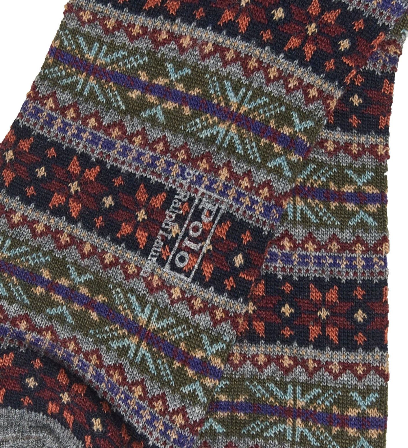 Polo Ralph Lauren Socken Boots Stiefelsocken Fair Isle Made in Japan EU 39–45 Meisterwerk aus Handwerkskunst, Komfort Design