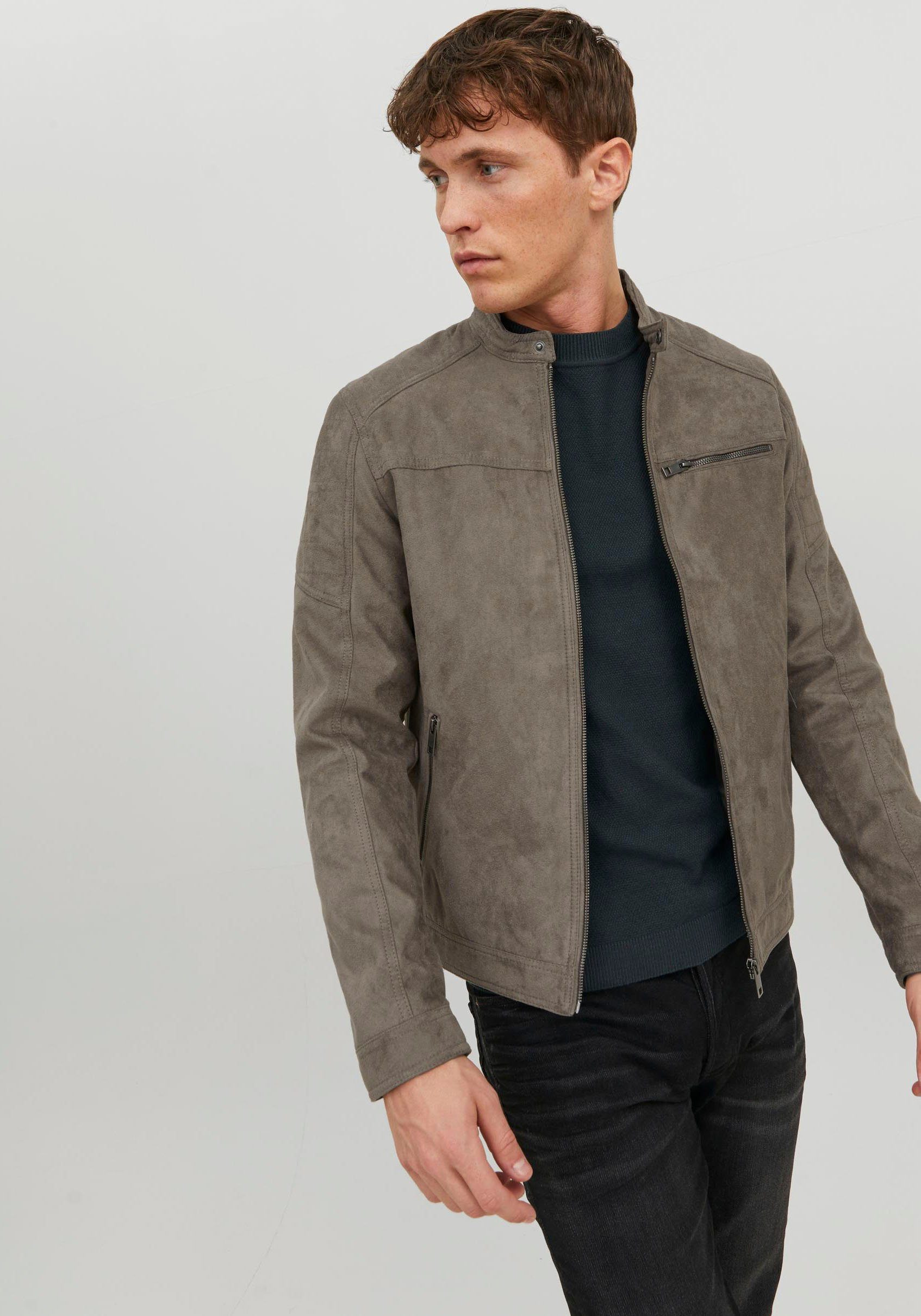 Jack & Jones Lederimitatjacke JJEROCKY in günstig online kaufen