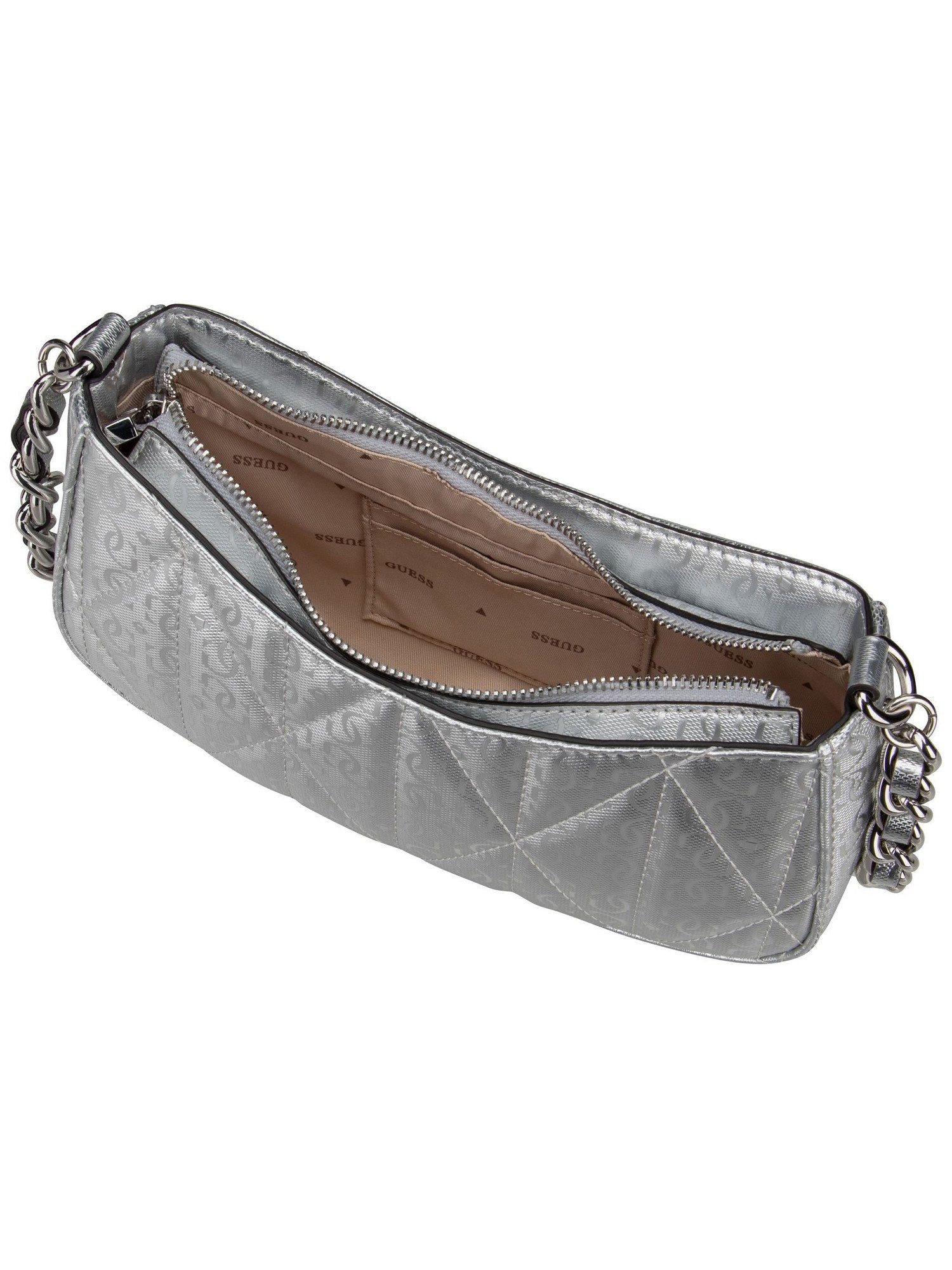 Guess Handtasche Aldina Top Zip SHB, Abendtaschen