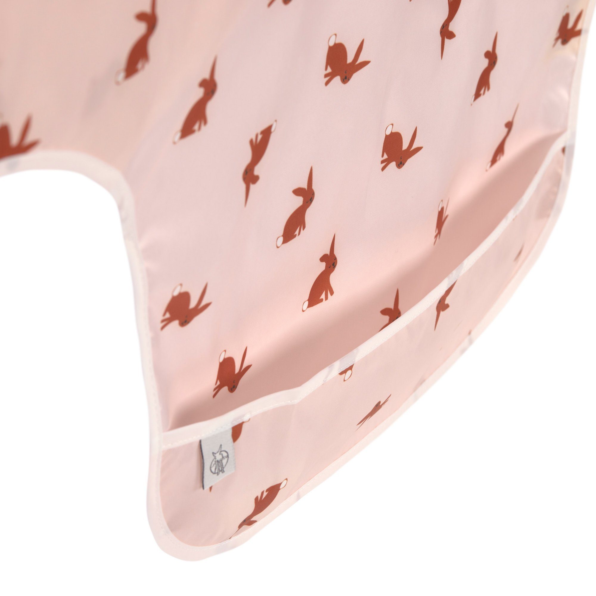 LÄSSIG Lätzchen Little Forest, Hase, (Set, 2-St), langärmelig, mit integriertem Auffangschutz; PETA-approved vegan