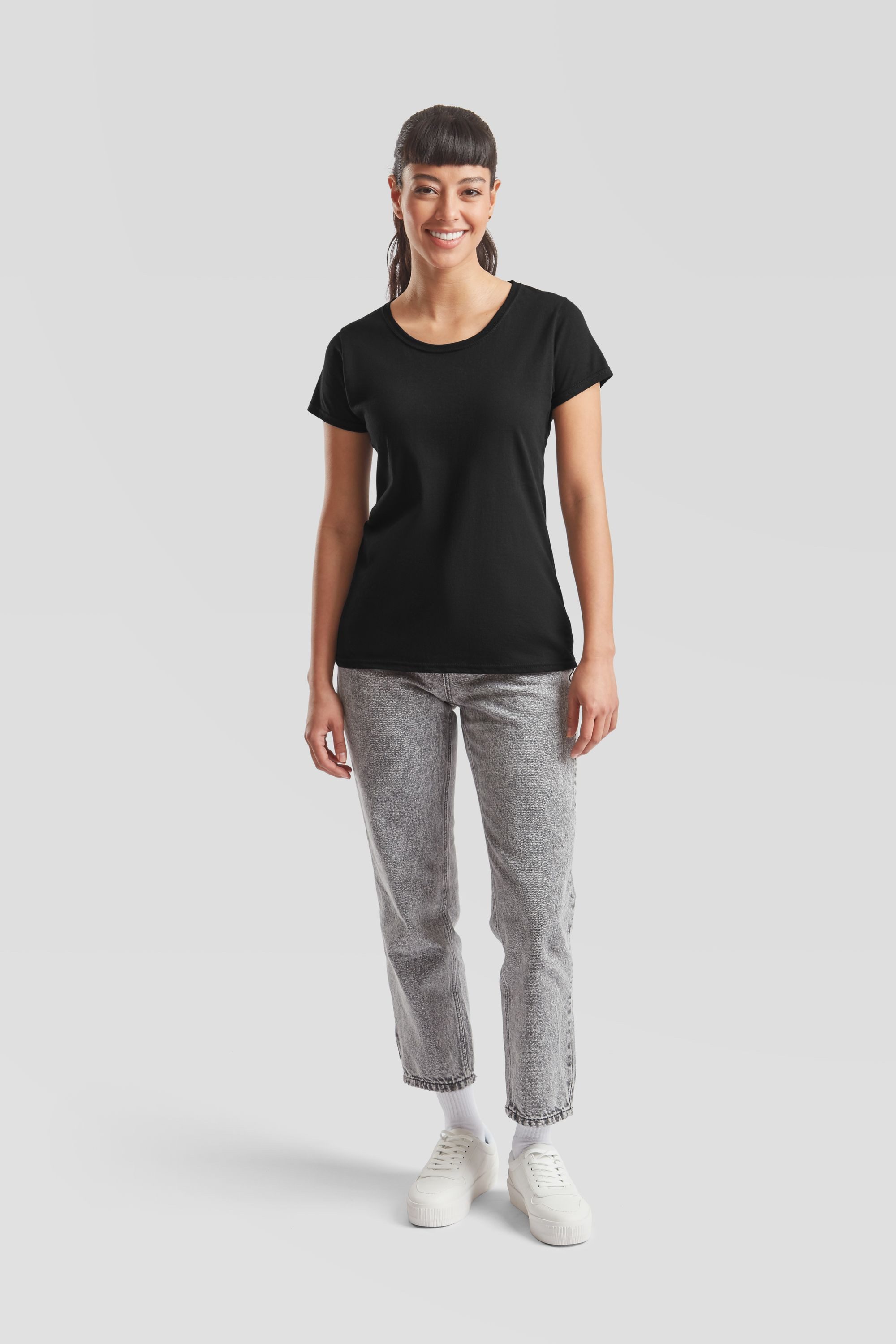 Fruit of the Loom Rundhalsshirt Fruit of the Loom Original T Lady-Fit günstig online kaufen