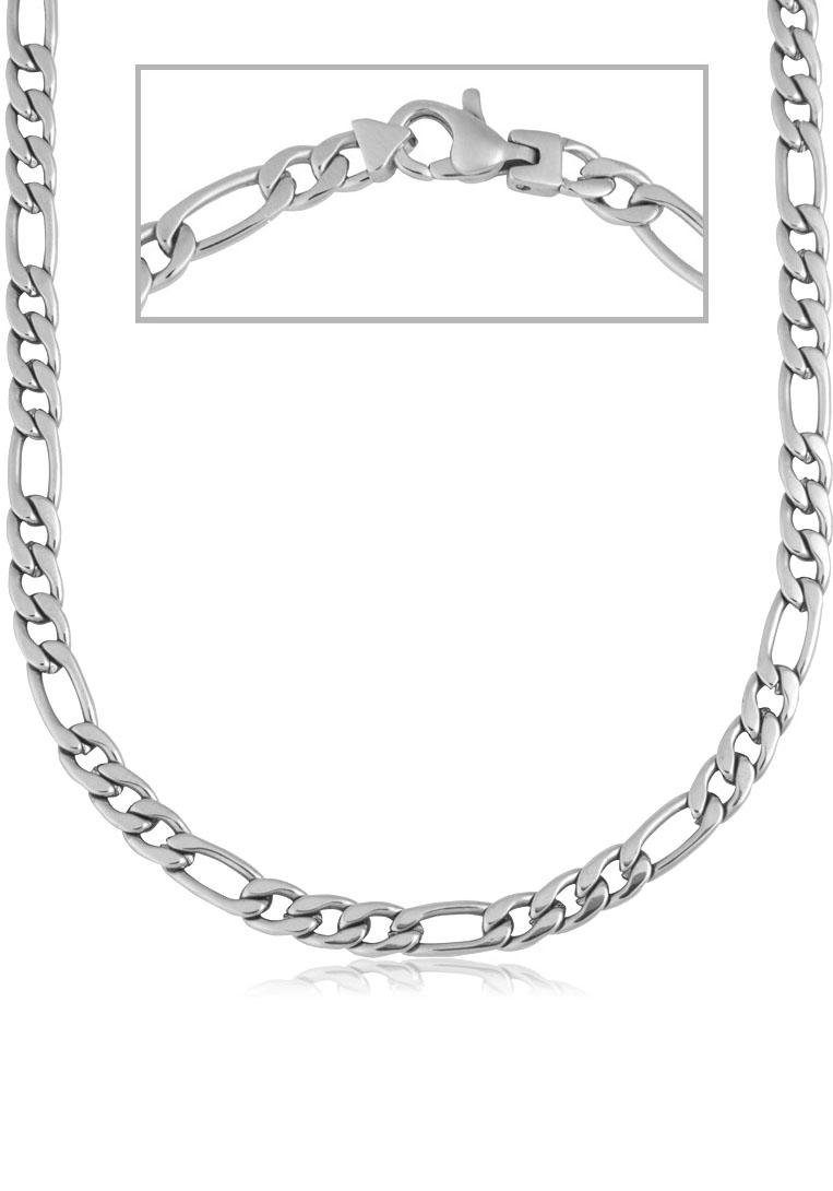 Firetti Edelstahlkette Schmuck Geschenk Halskette Figarokette
