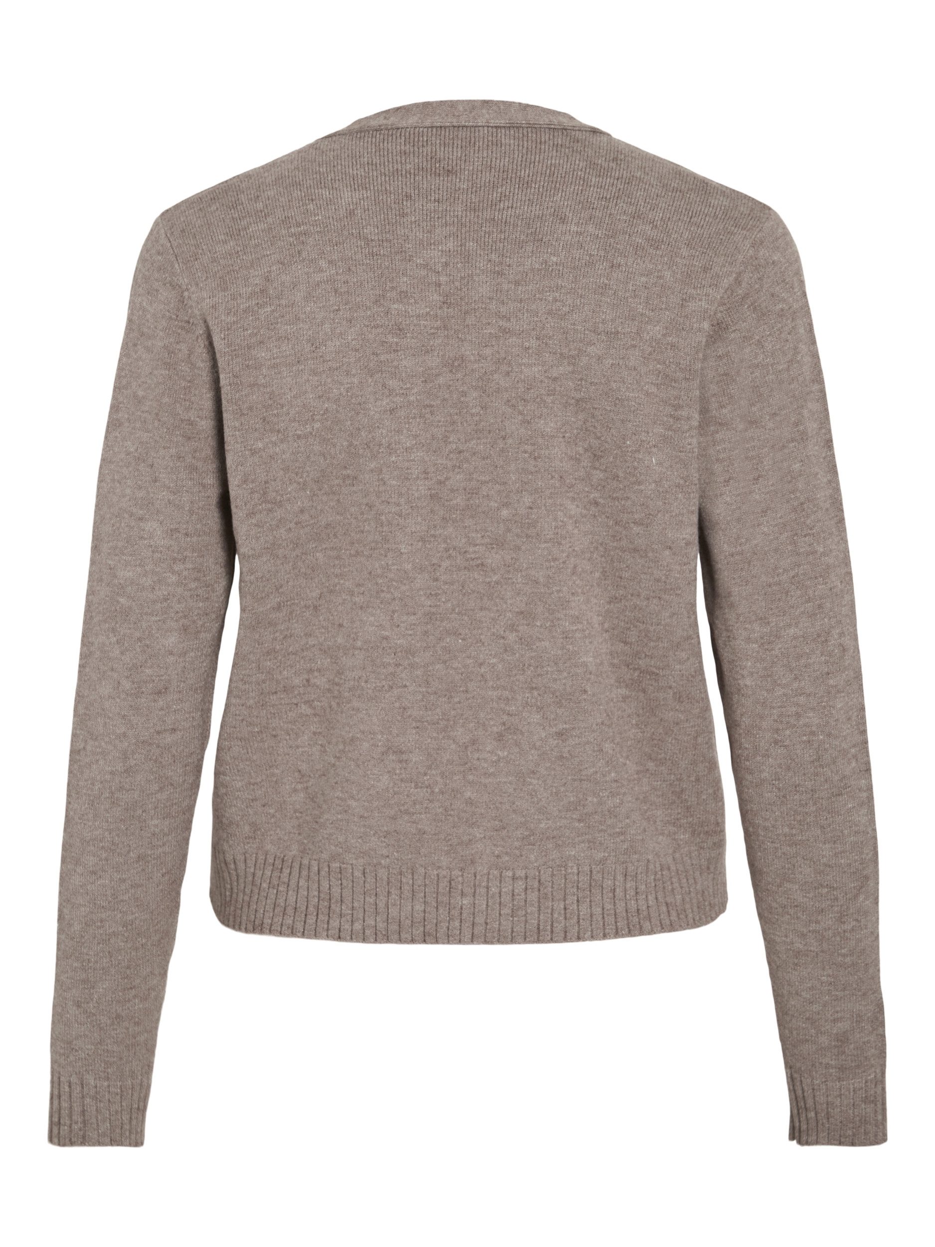 Vila Strickjacke VIRIL SHORT L/S KNIT CARDIGAN-NOOS 302343001 Falcon/MEL – Bild 2 von 5