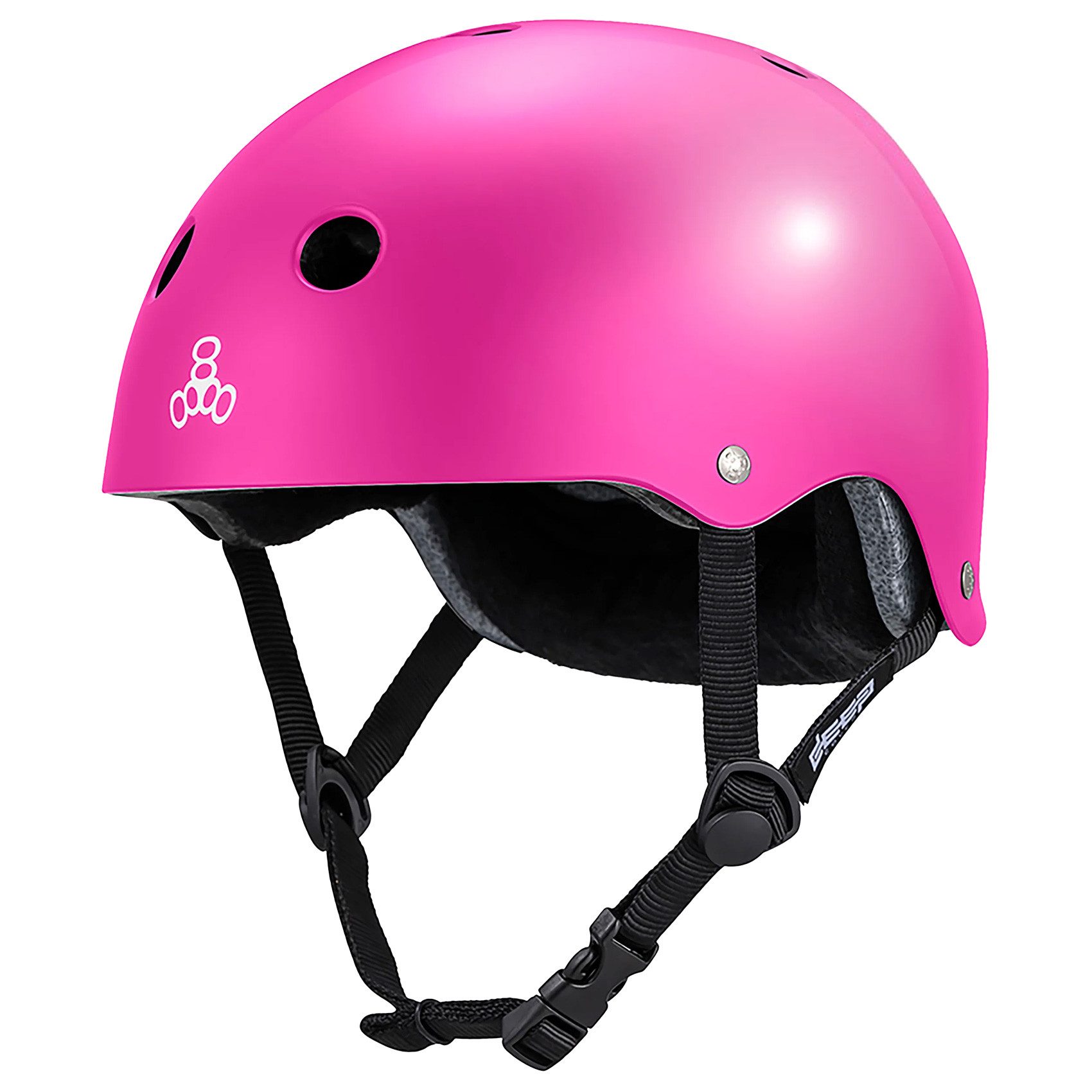 Triple 8 Allroundhelm Deep Cover - glossy Color Edition, für Kinder und Erwachsene