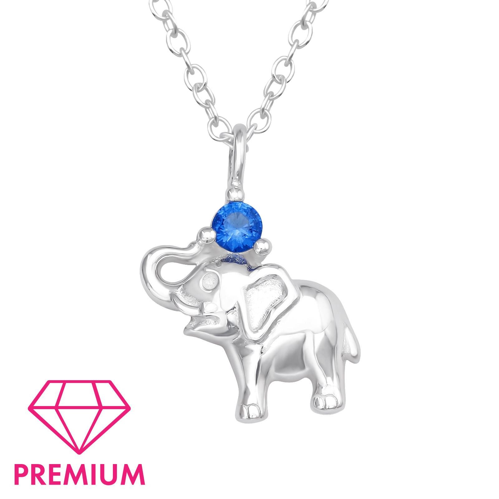 Silberkette Elefant Kinder Premium Halskette 925 Silber Geschenk