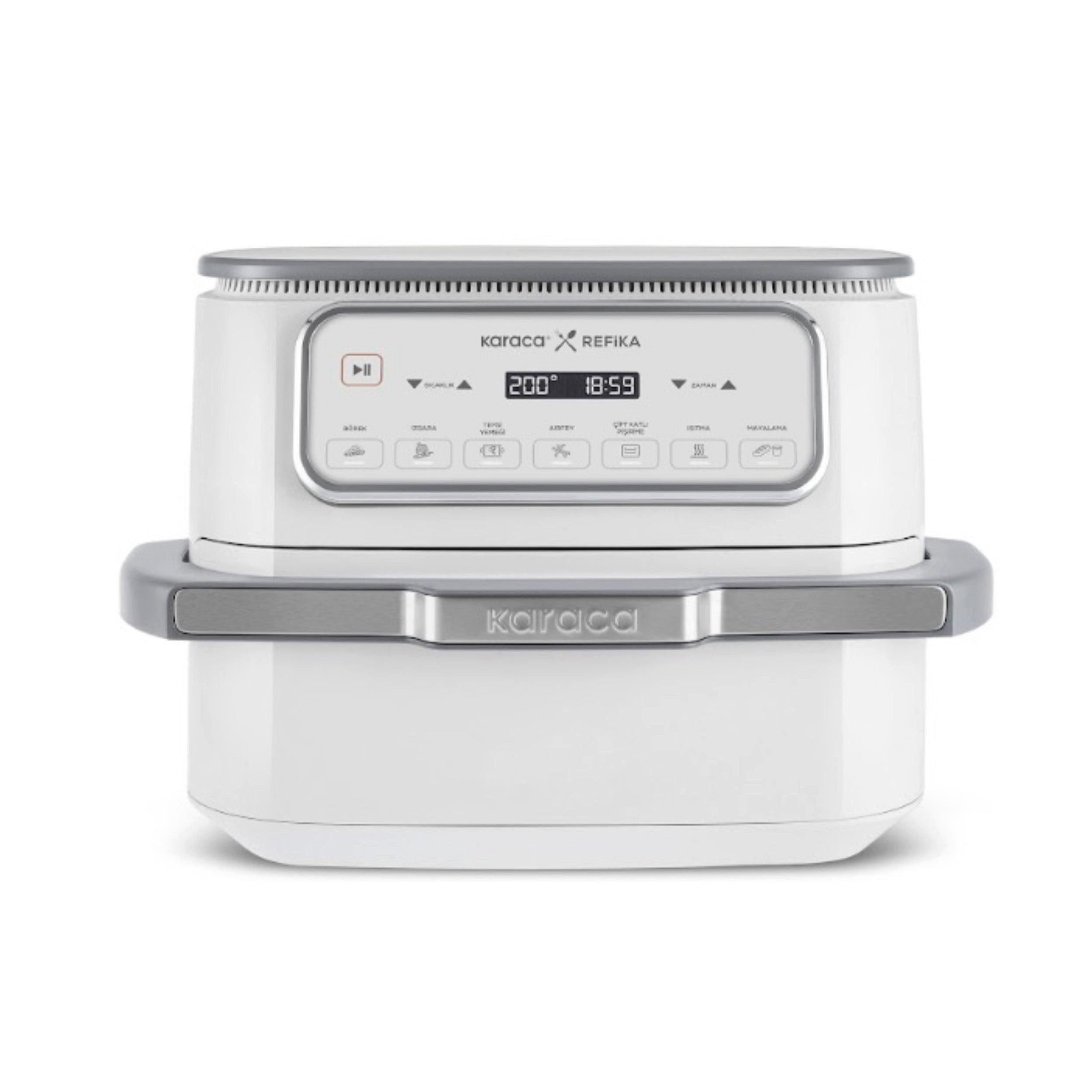 Karaca Heißluftfritteuse, 2400 W, Air Pro Cook x Refika Airfryer 9 L