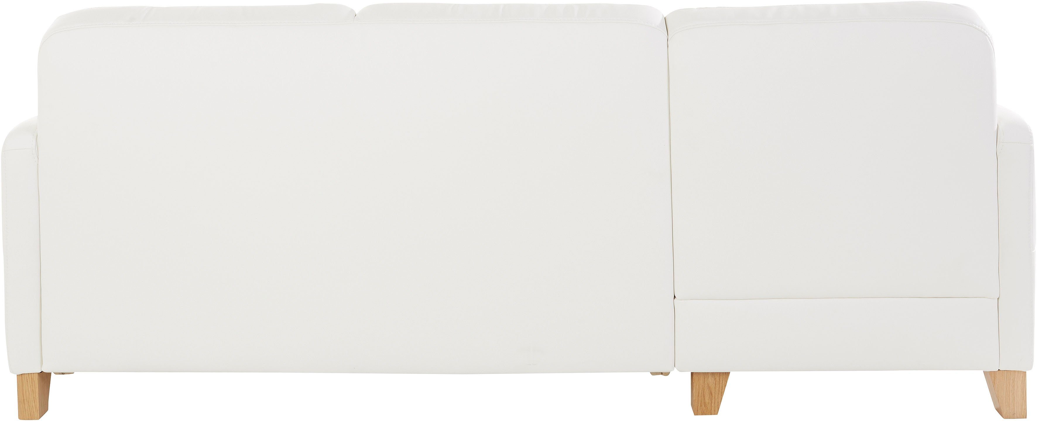 exxpo - sofa fashion Ecksofa Elio, kompakt, bequem & zeitloses Design, Breite 217cm, L-Form, wahlweise mit Bettfunktion