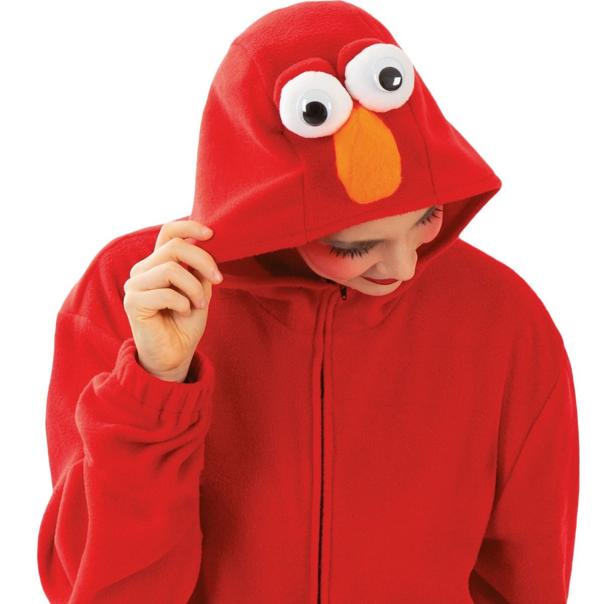 Fries Kostüm Kuschelmonster Overall für Erwachsene