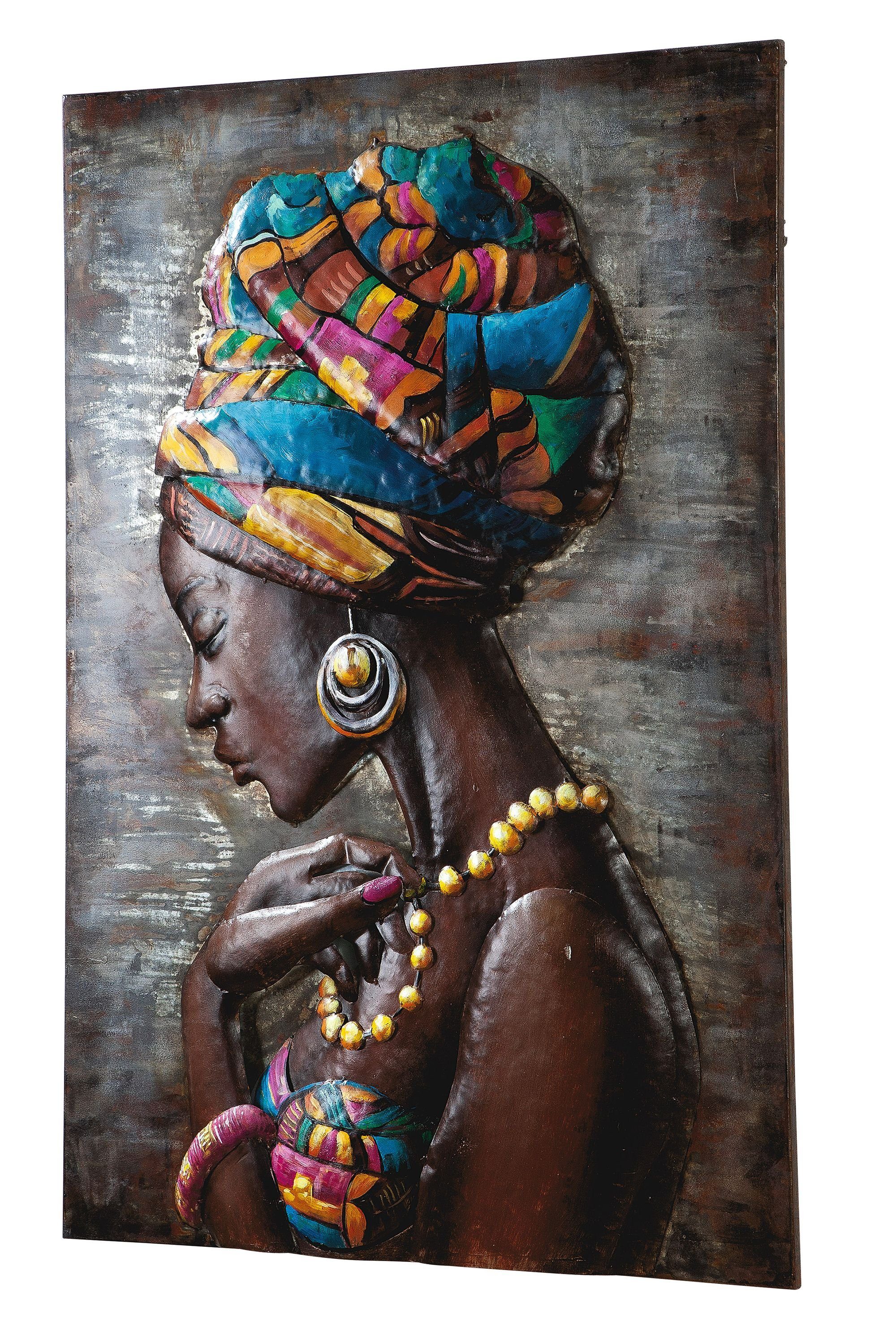 GILDE Wandbild GILDE Bild Maleika - mehrfarbig - H. 120cm x B. 80cm