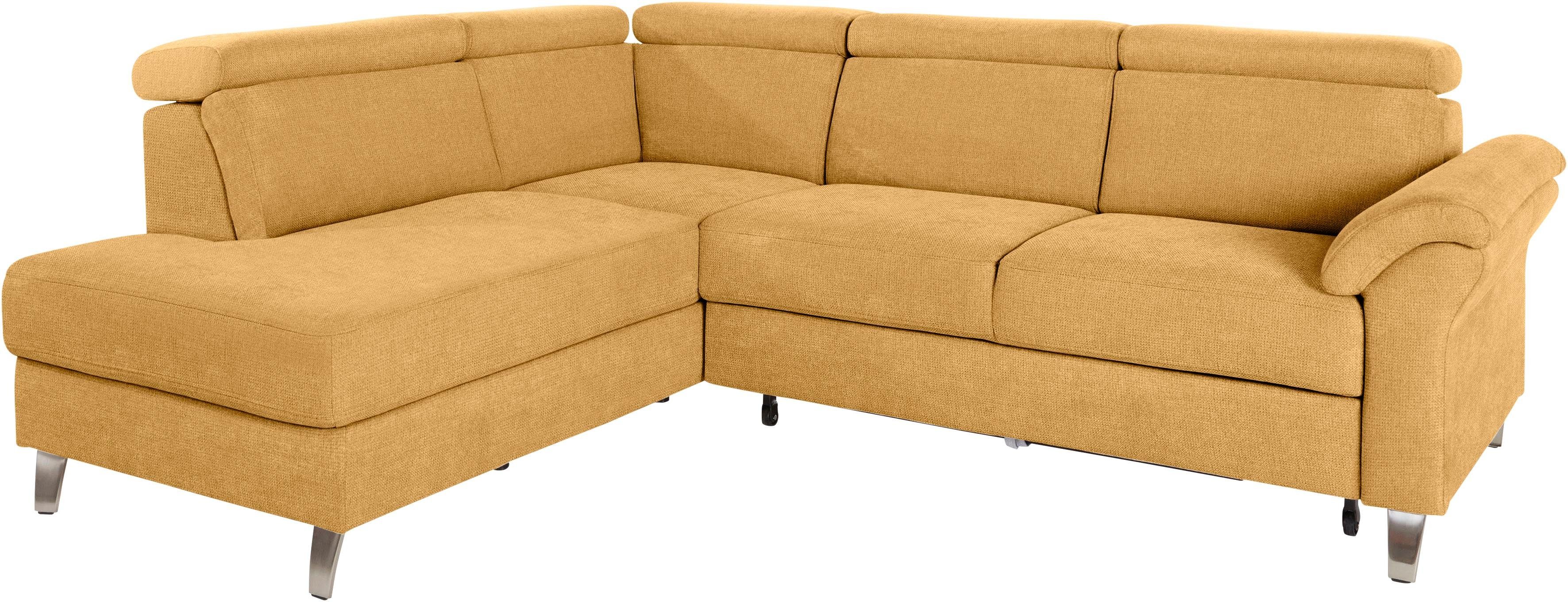 sit&more Ecksofa Arngast L-Form, inklusive Kopfteilverstellung günstig online kaufen
