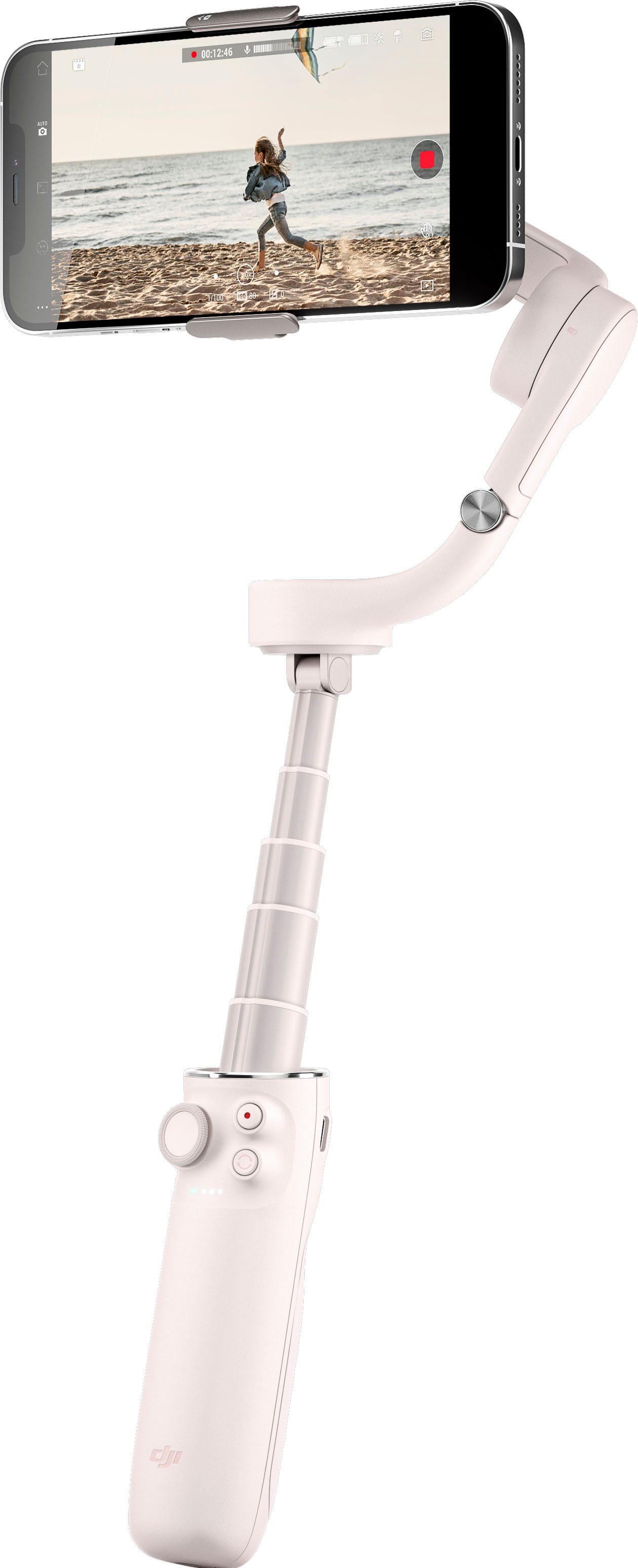 DJI OM 5 Sunset White Gimbal, Motorisierte 3-Achsenstabilisierung