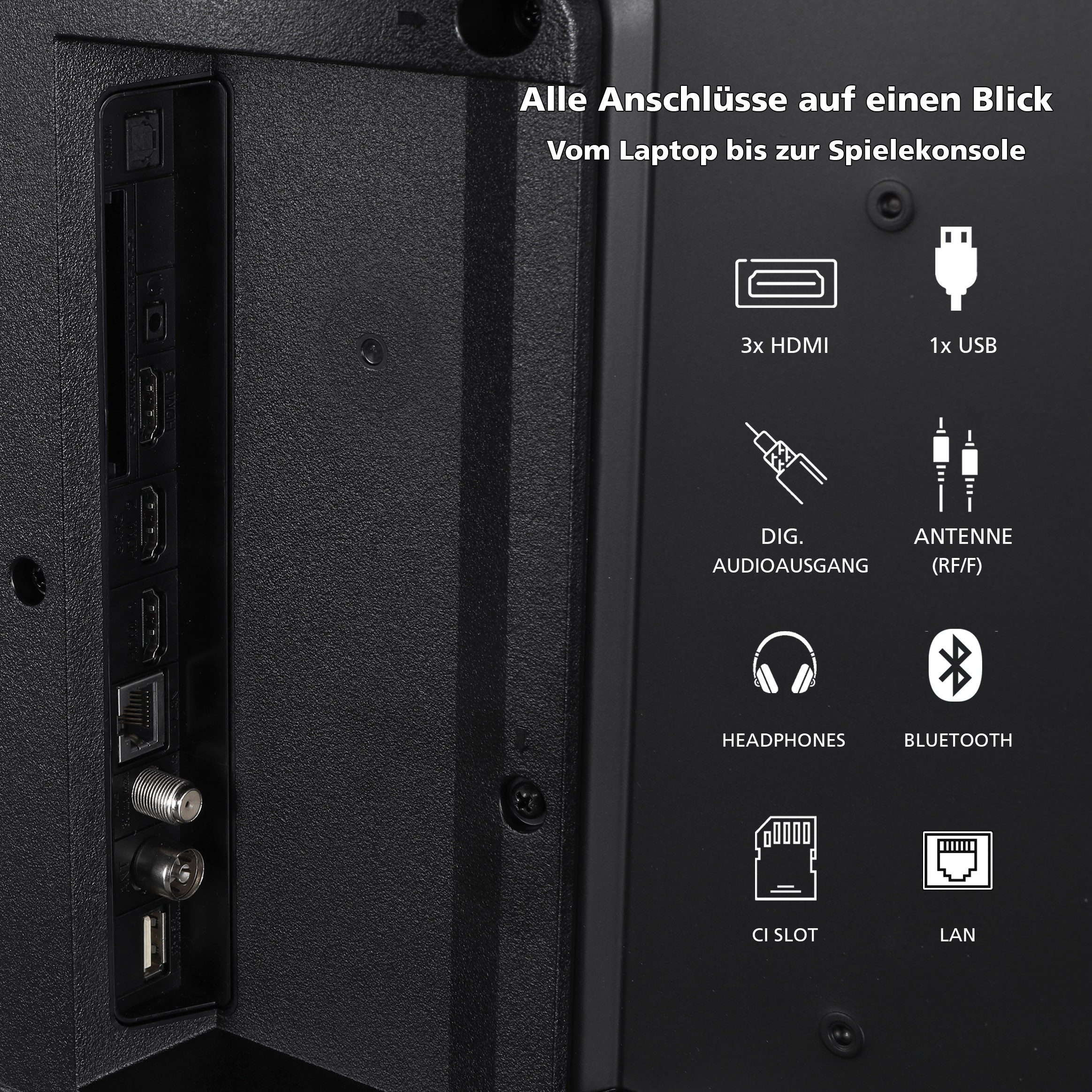 JVC LT-43VUQ3455 QLED-Fernseher (108 cm/...