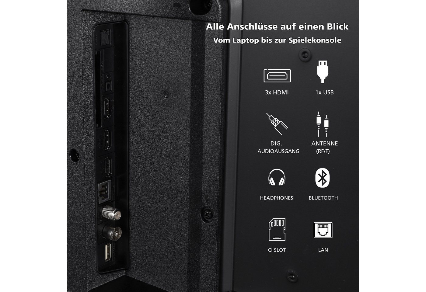 JVC LT-43VUQ3455 QLED-Fernseher (108 cm/... JVC LT-43VUQ3455 QLED-Fernseher (108 cm/...