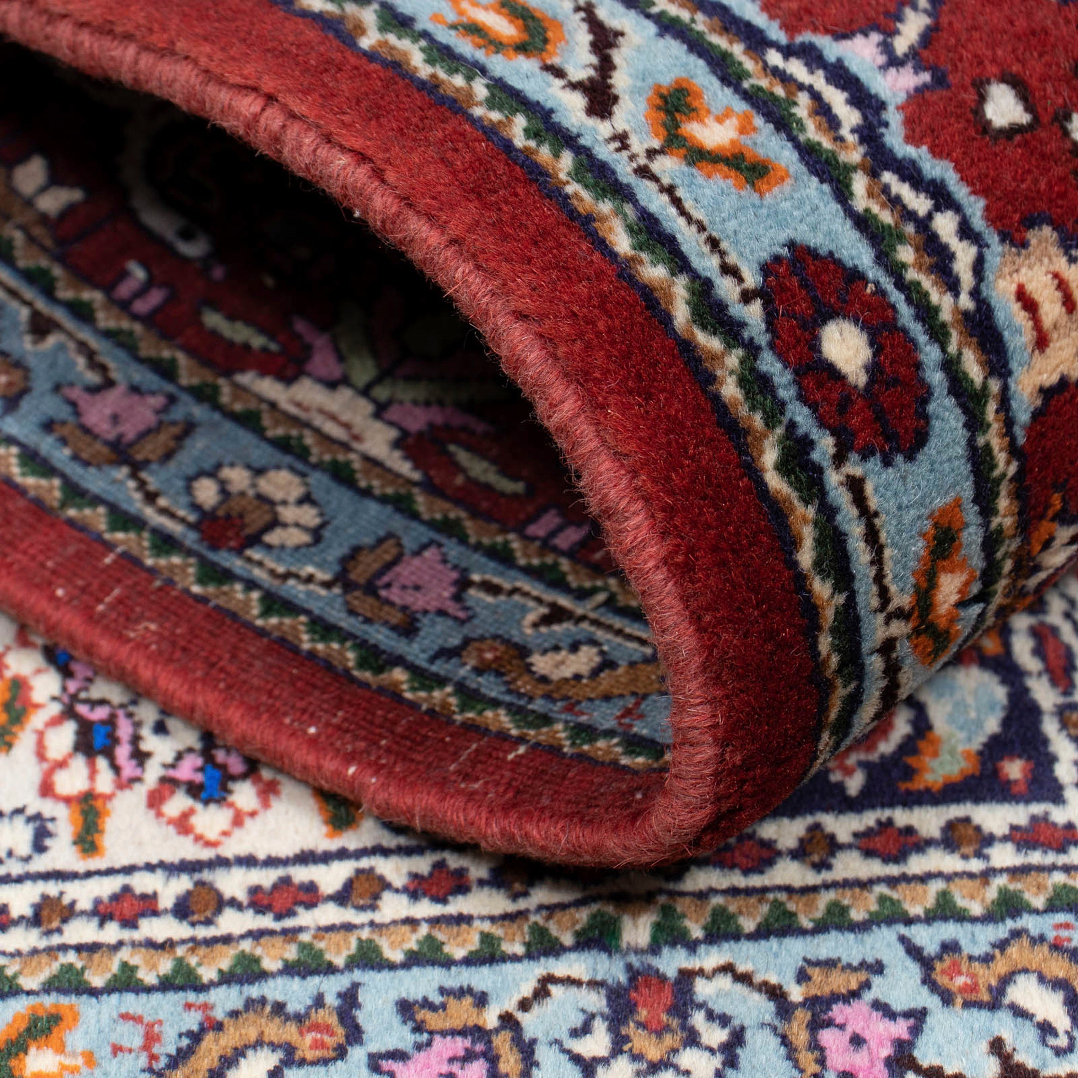 Orientteppich Perser mit mehrfarbig, Handgeknüpft, Einzelstück morgenland, - 151 Höhe: 10 Zertifikat - mm, Classic rechteckig, Wohnzimmer, - cm 92 x
