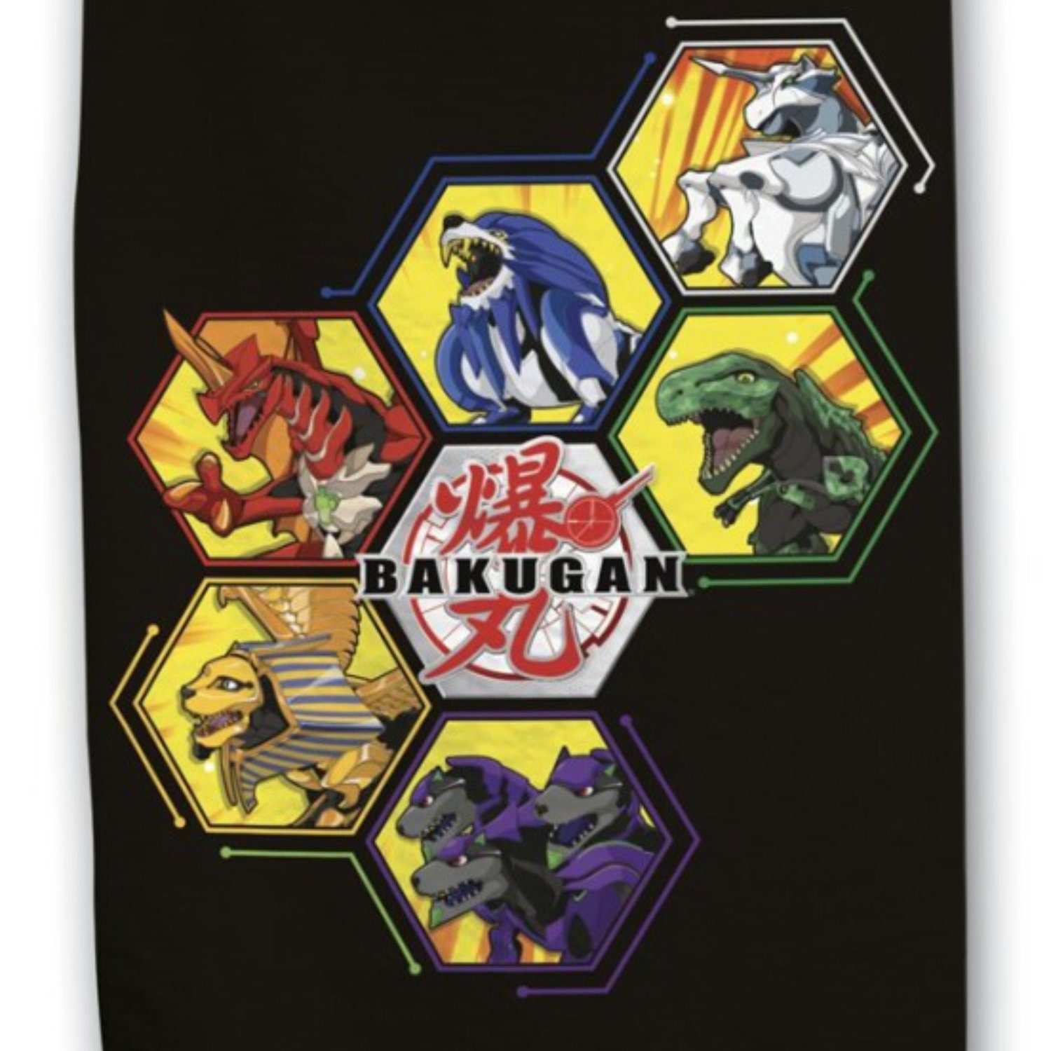 XL Baumwolle, Bakugan cm, 70x140 Anime 100% Baumwolle Strandtuch Badetuch, AY!Max