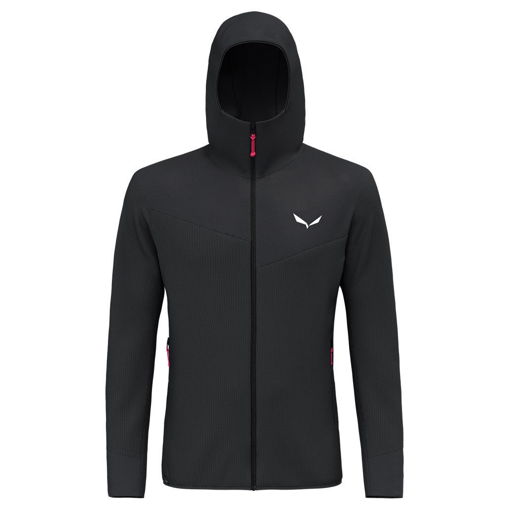 Salewa Funktionsjacke Kapuzenjacke Puez Waffle Hybrid Polarlite (weich, schnelltrocknend)