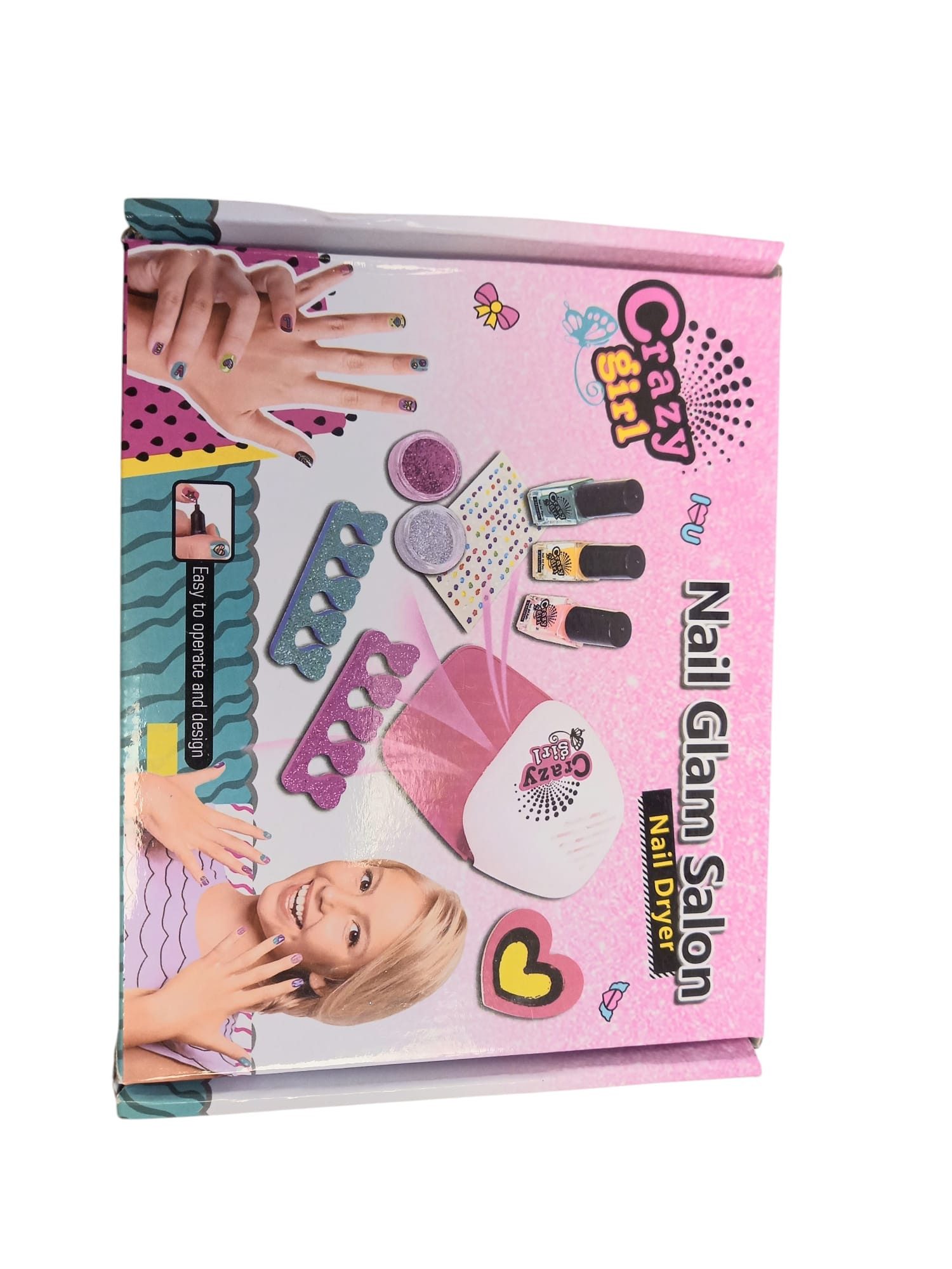 UE Stock Kreativset 10 tlg. Nagelset für Kinder Mädchen Kinder Nagellack Nailart Set