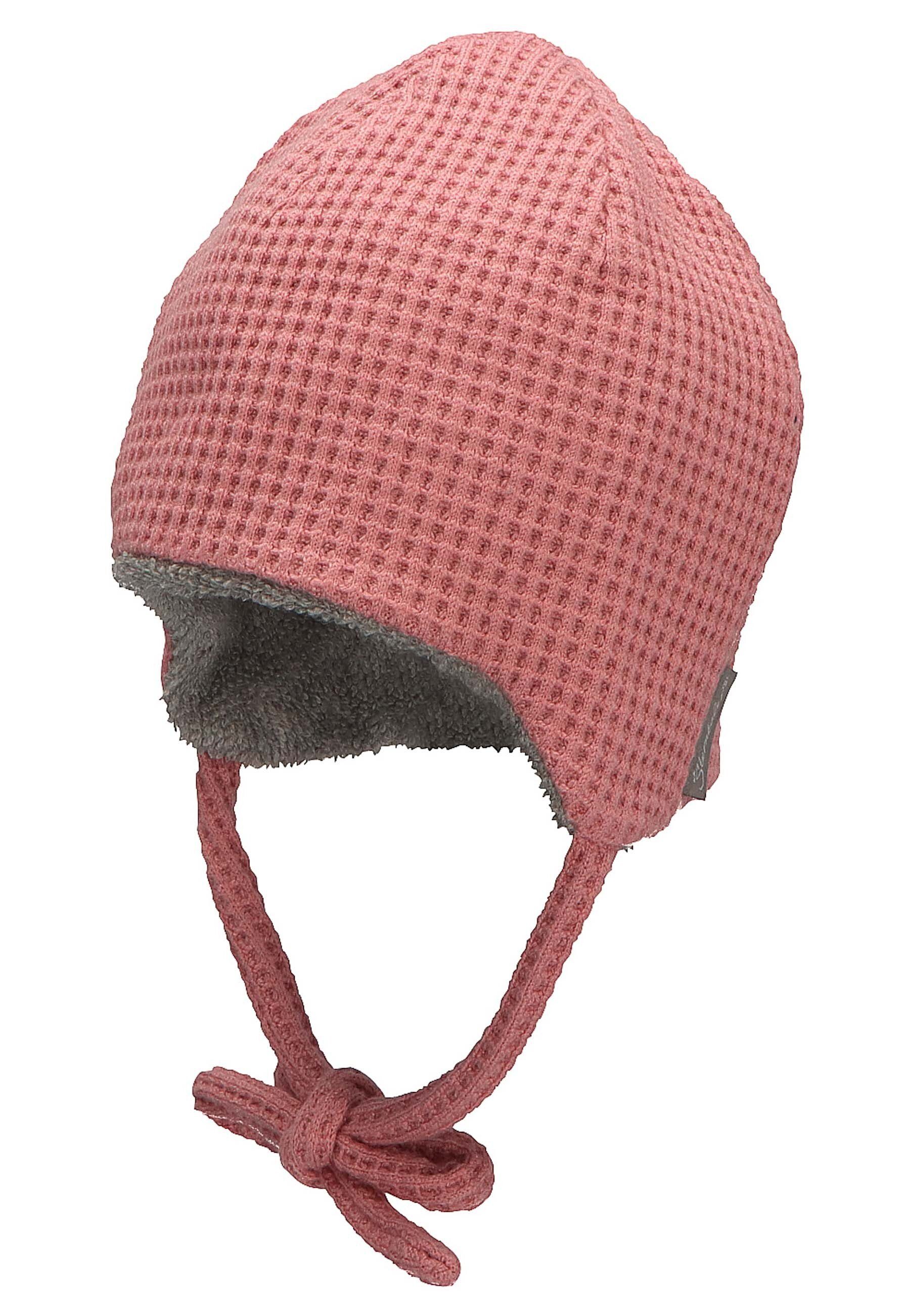 magenta Waffeloptik Schlupfmütze (1-St) Beanie hell Sterntaler®