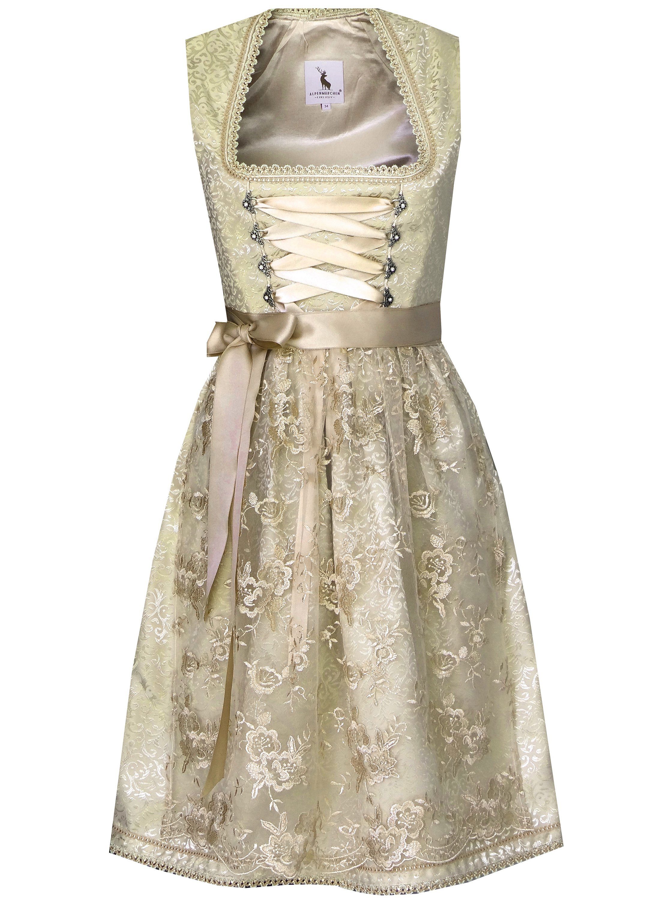 Alpenmärchen Dirndl Dirndl Anouk in beige - ALM792 günstig online kaufen