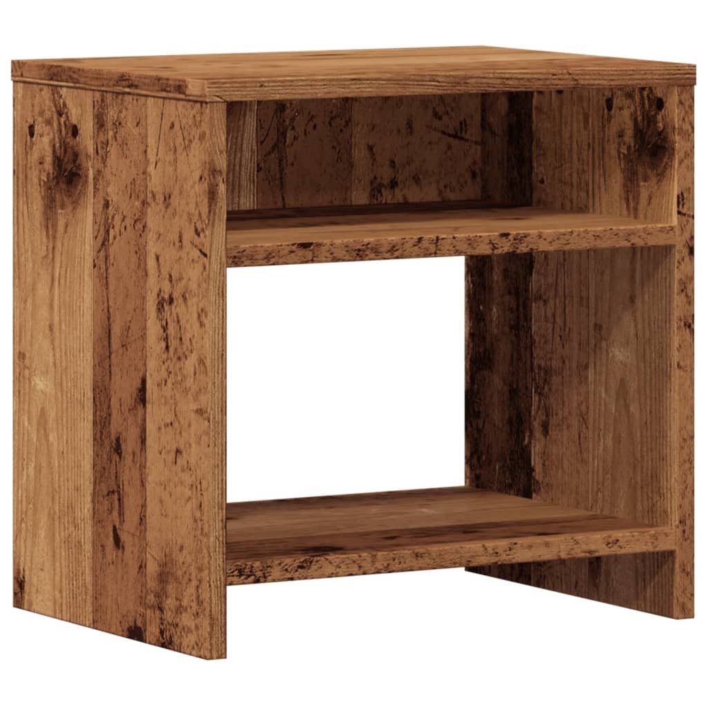 vidaXL Nachttisch Nachttisch Altholz-Optik 40x30x40 cm günstig online kaufen