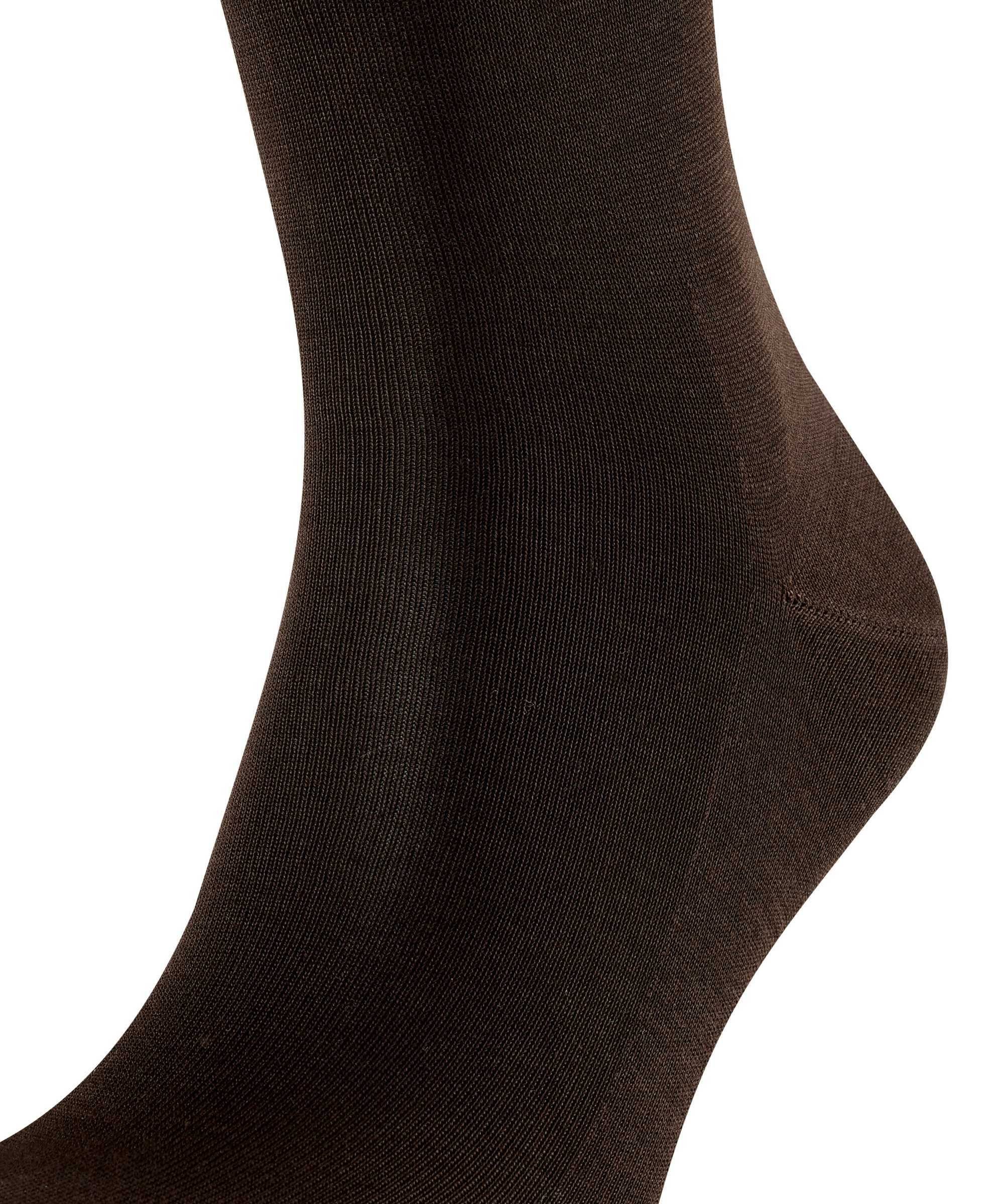 Herren Kurzsocken Strümpfe, Dunkelbraun - Tiago, Baumwolle, Socken FALKE Logo