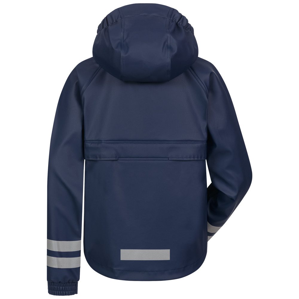 Craftland Regenjacke Kinder Jacke Regenbekleidung wind und wasserdicht geschweißte Reflexstreifen, dadurch keine zusätzlichen Nähte – Bild 3 von 3