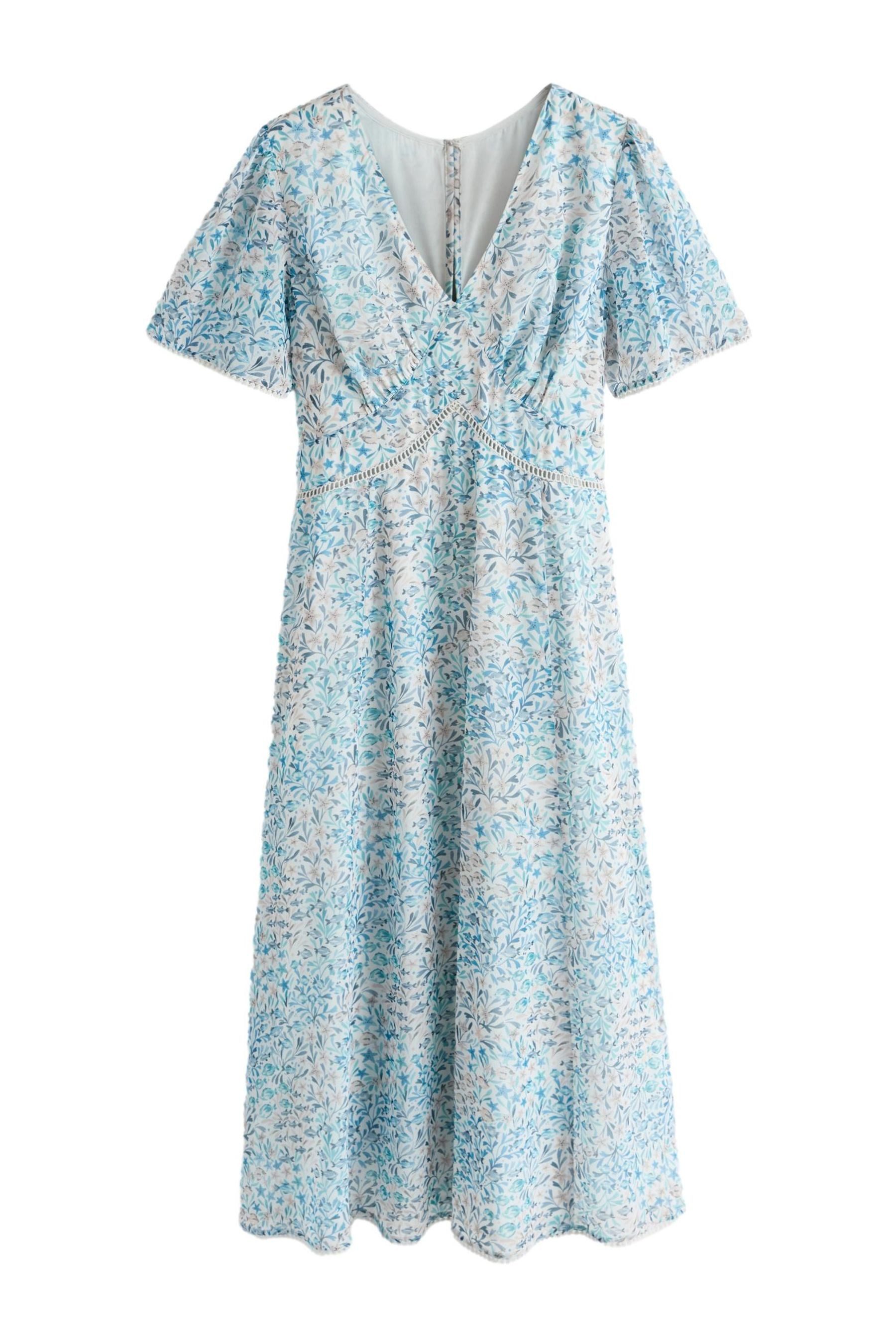 LAURA ASHLEY Chiffonkleid Laura Ashley Henlake Midi-Kleid aus Chiffon (1-tlg)