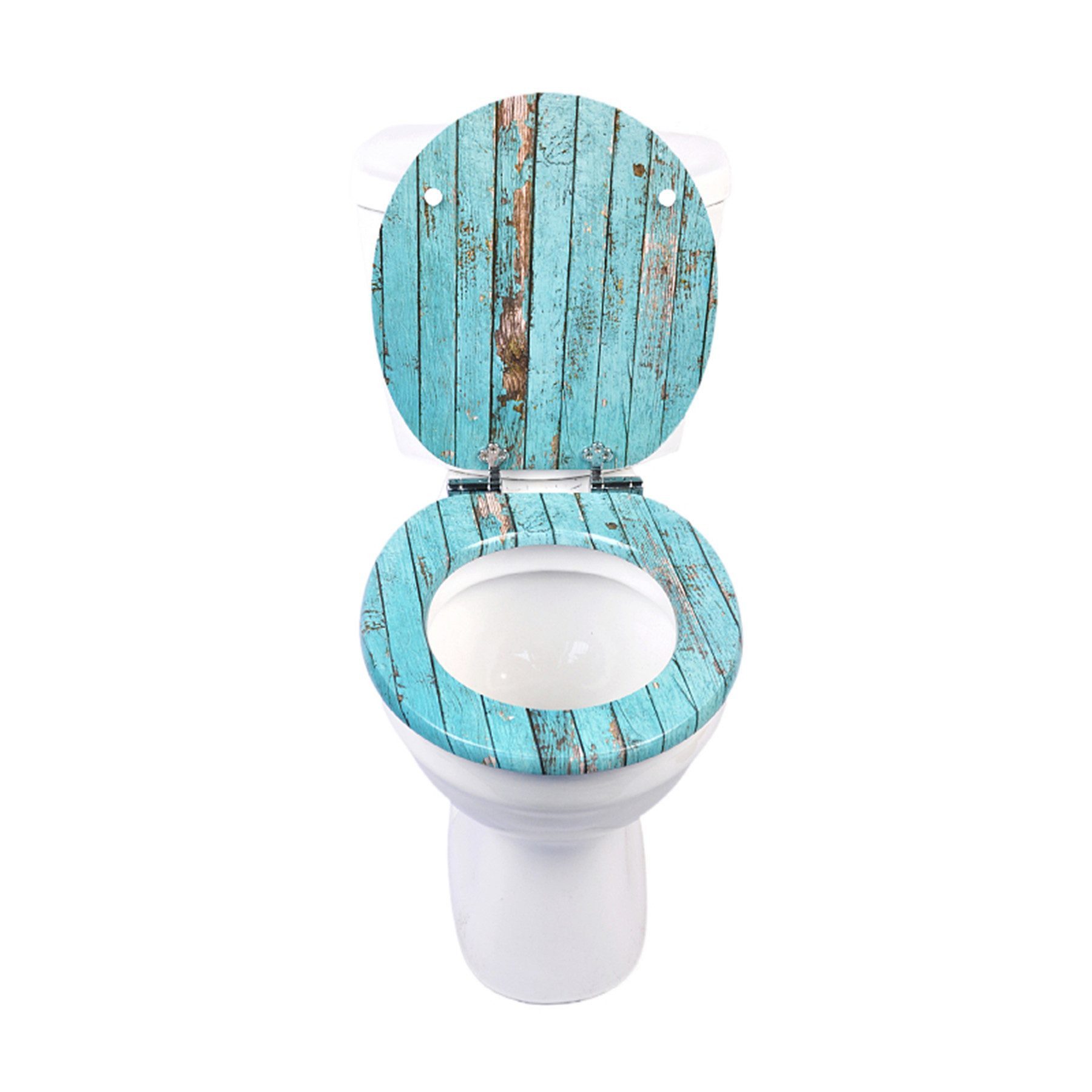 Thumbnail - SINOBATH WC-Sitz Toilettensitz mit MDF-Holzkern & Absenkautomatik (mit Ergonomischem O-Ring, Modern-Premium-Design,Einfa...