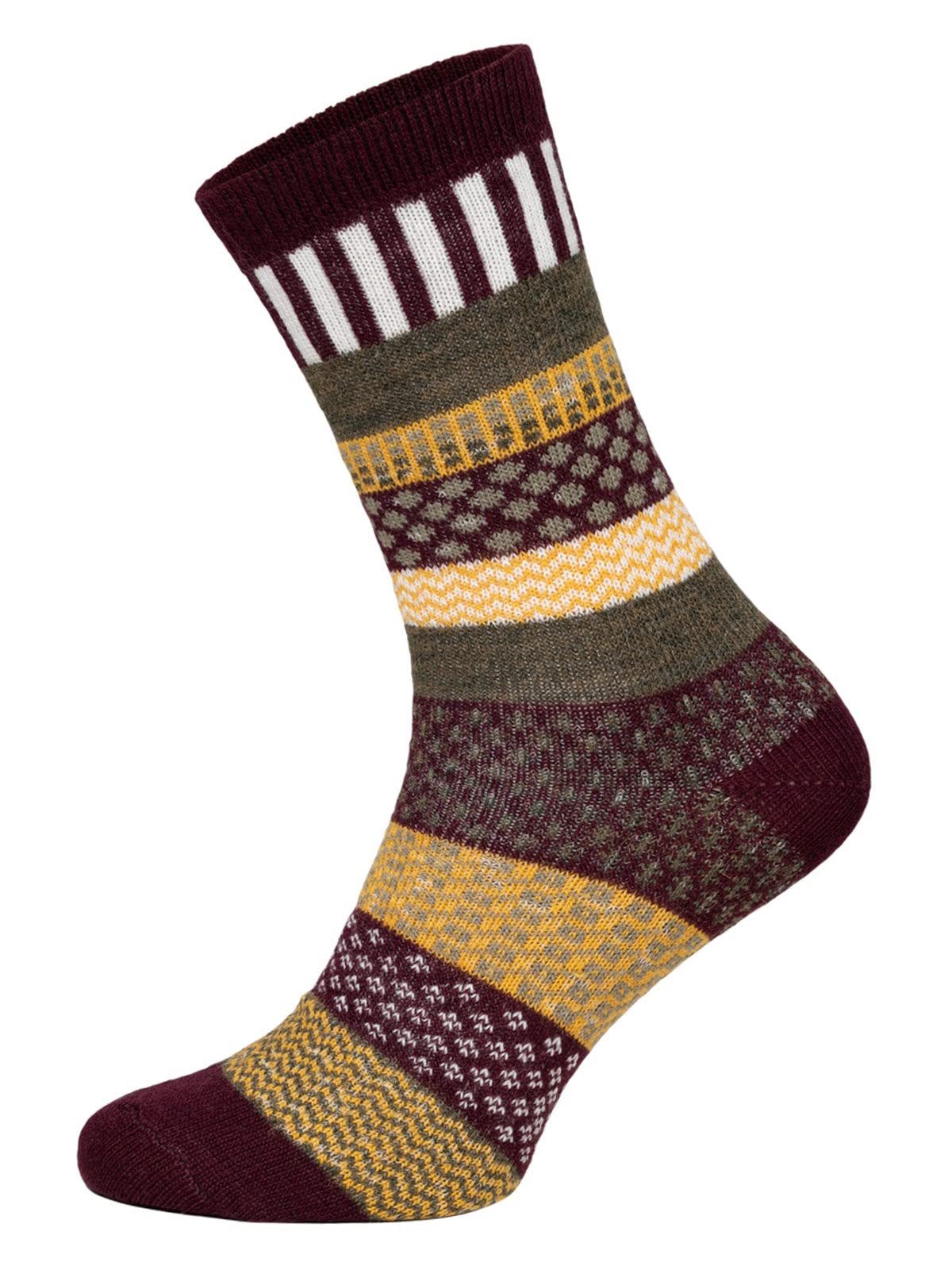 Socken 45% Wollsocken Bunt Skandinavisches Design 2 Paar