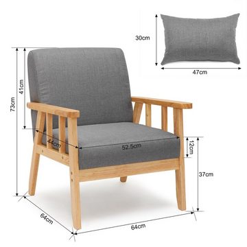 Mondeer Sessel, Armlehne Relaxsessel, Loungesofa, Ohrensessel