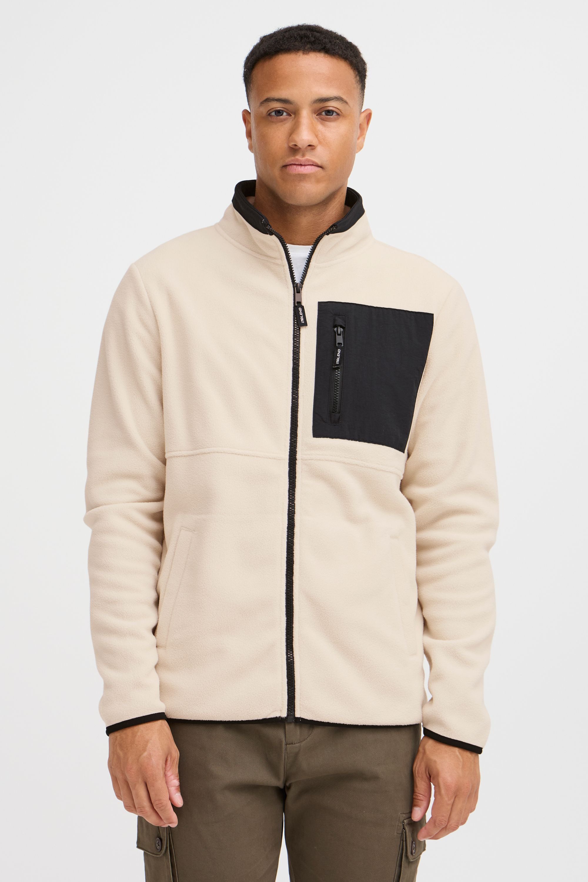 Blend Cardigan BHFloritz Gemütliche Fleecejacke mit abgesetzten Details günstig online kaufen