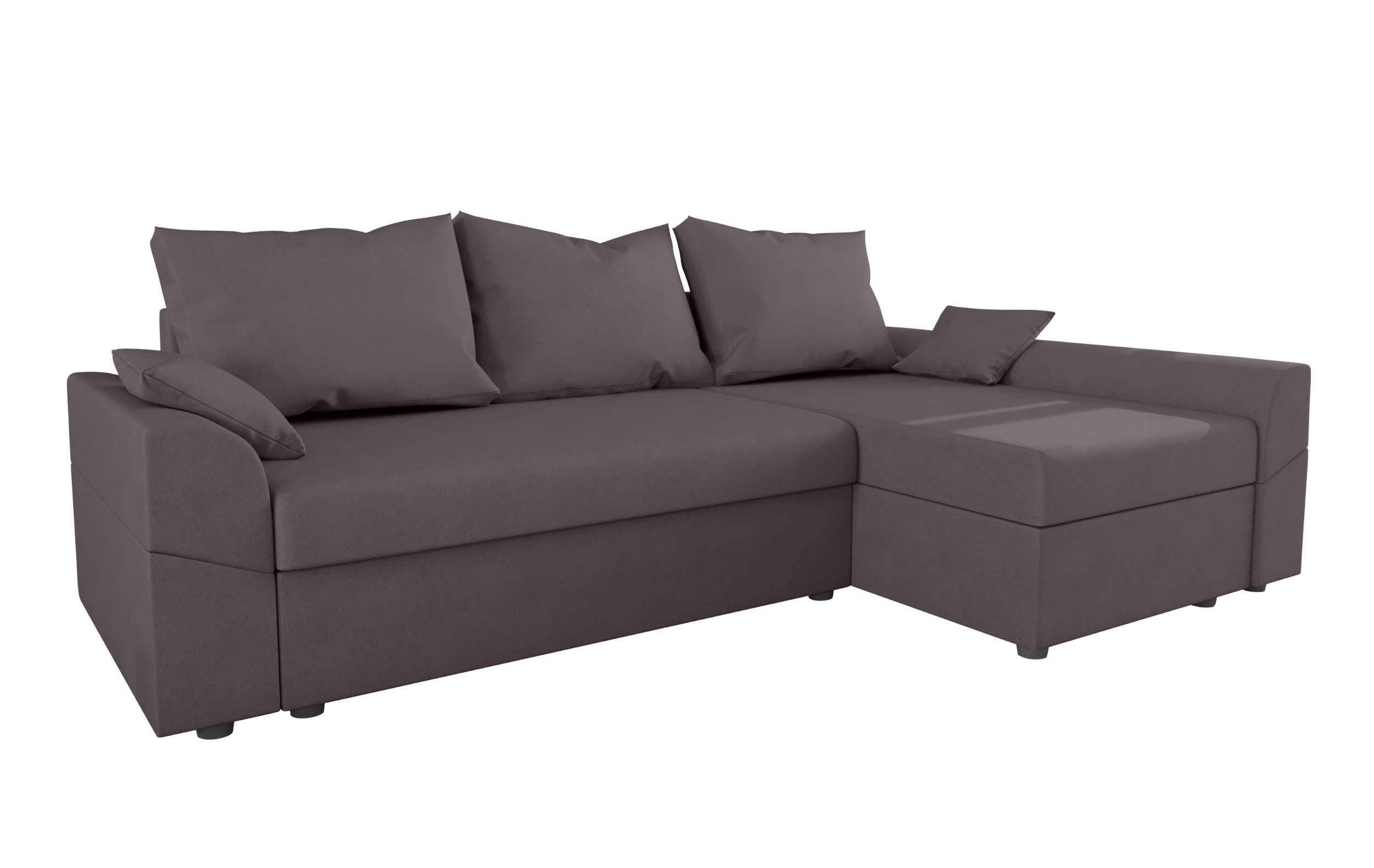 Modern Eckcouch, Bettkasten, Aurora, mit Sofa, Stylefy Bettfunktion, mit Ecksofa Sitzkomfort, Design L-Form,