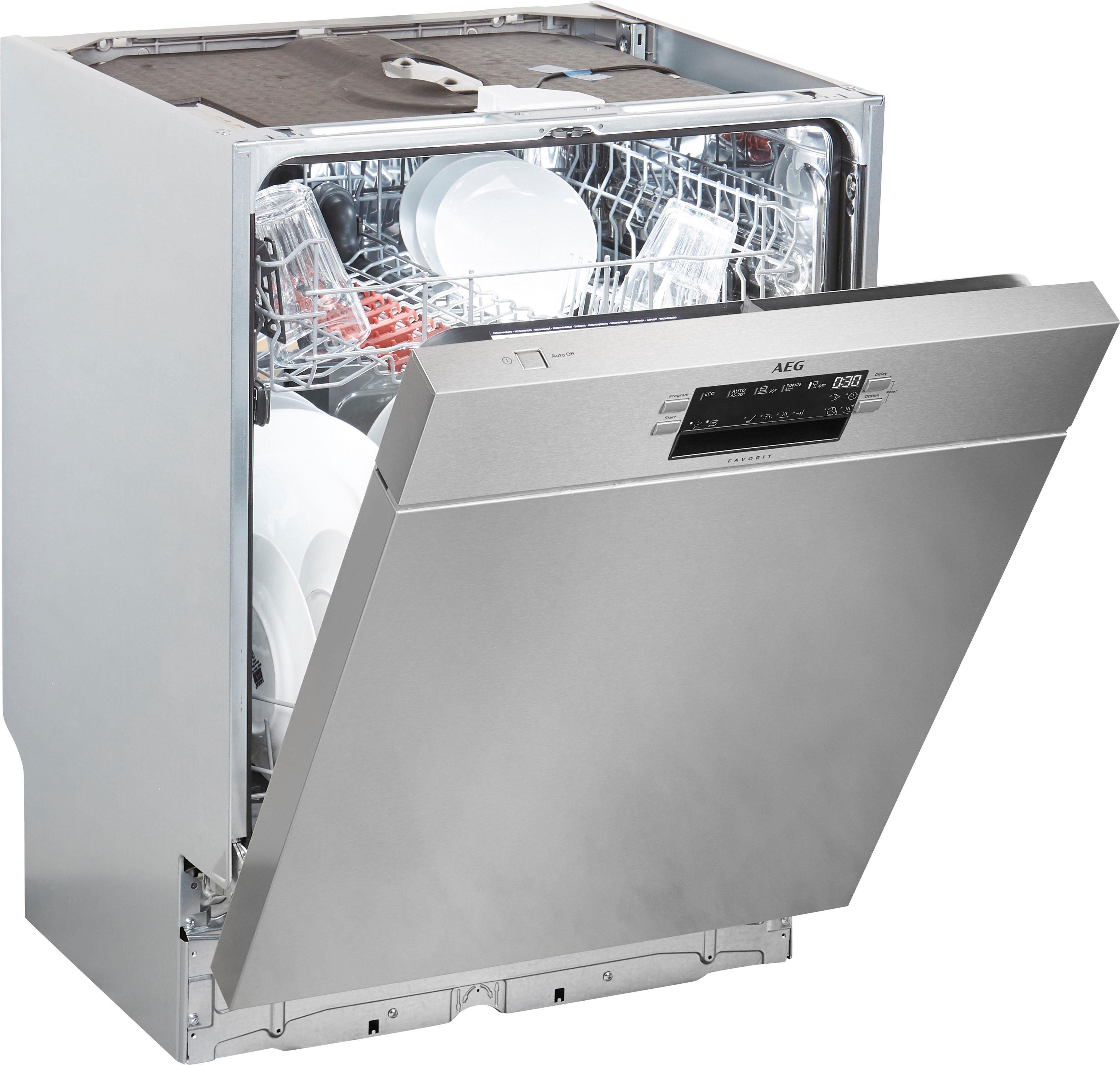 AEG Unterbaugeschirrspüler FUE53610ZM, 13 Maßgedecke, mit AirDry - Technologie