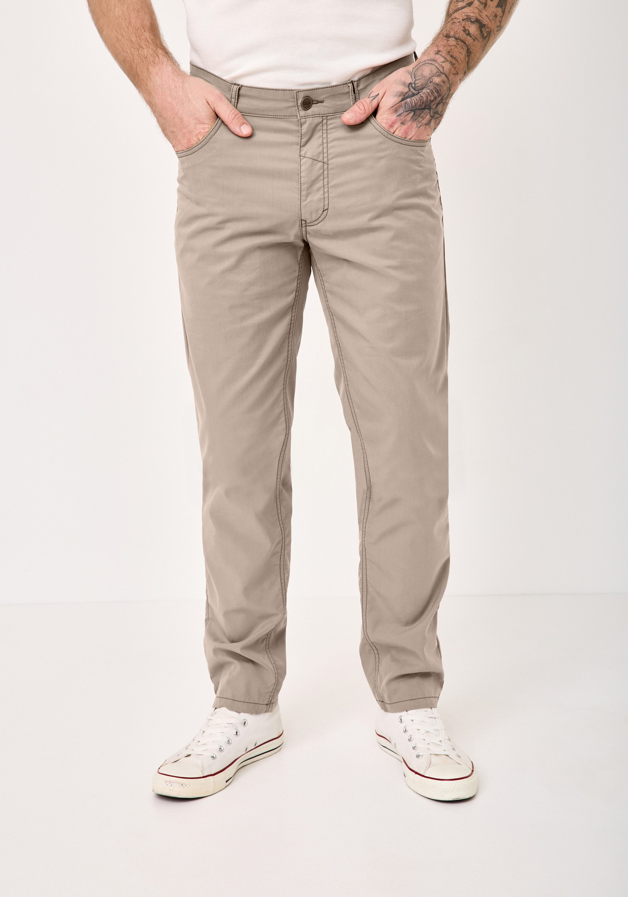 Redpoint Stoffhose MILTON Regular Fit Hose mit elastischem Hosenbund und Stretch