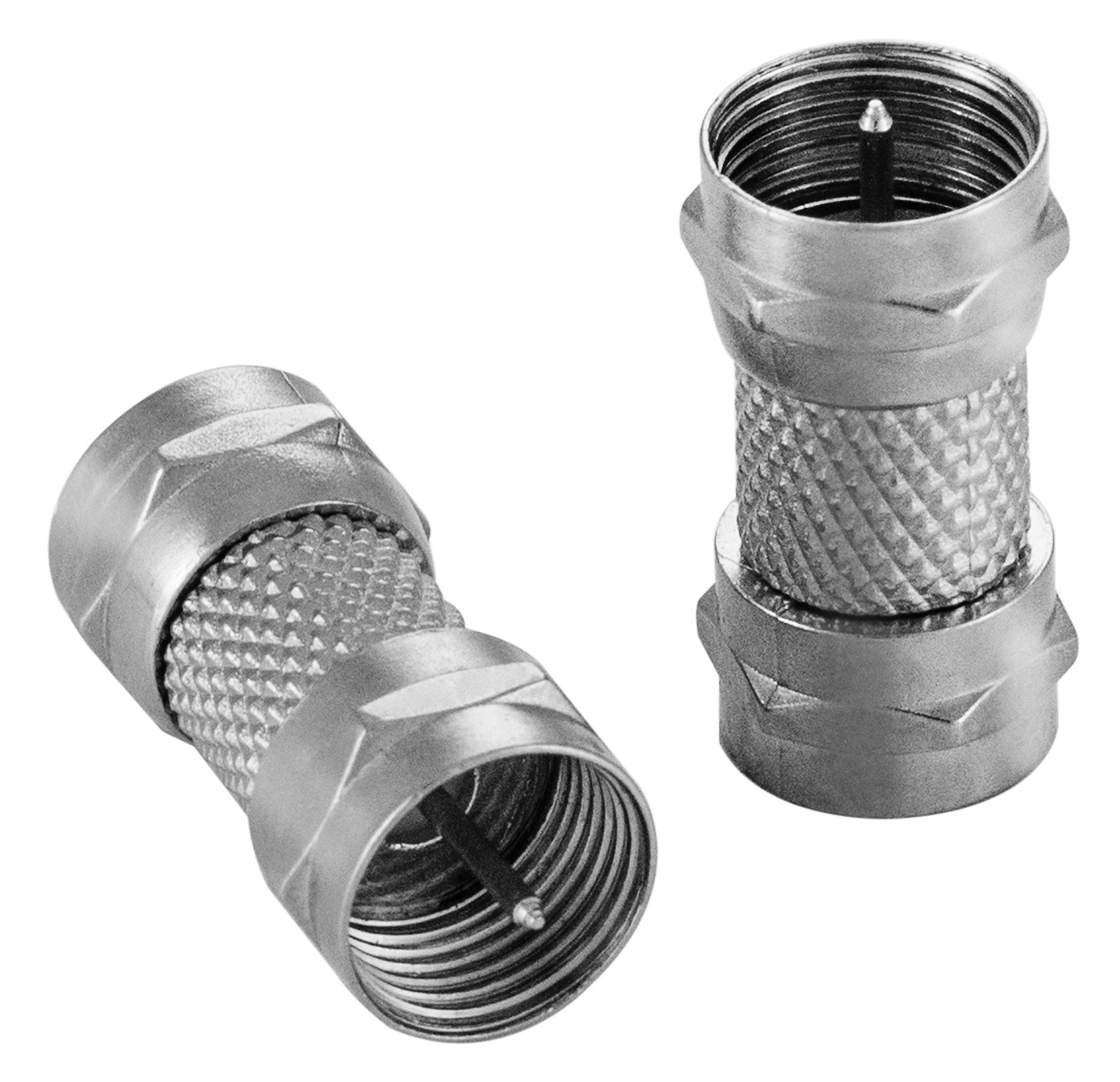 Sat Adapter F-Kupplung für Koaxialkabel / Antennenkabel TV-Adapter