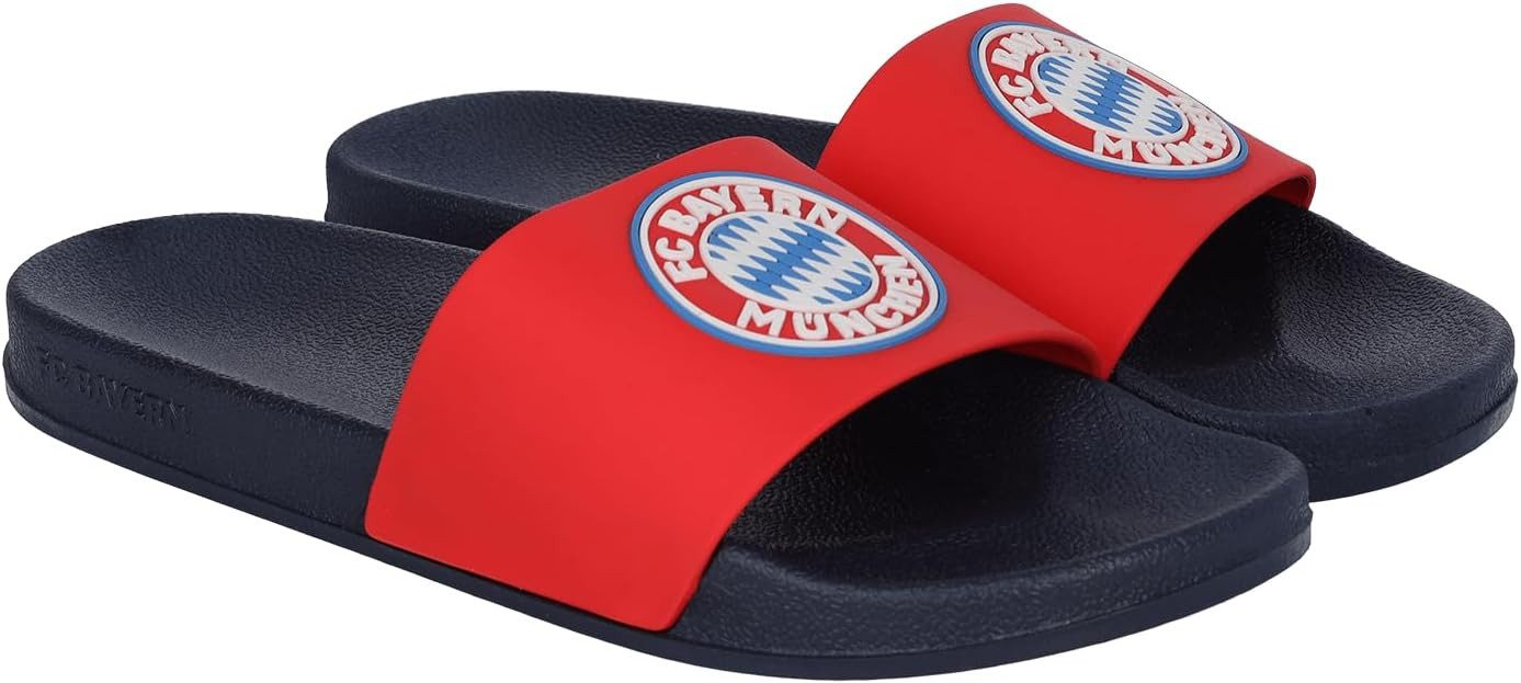 FC Bayern München Badelatschen Logo Шлепанцы
