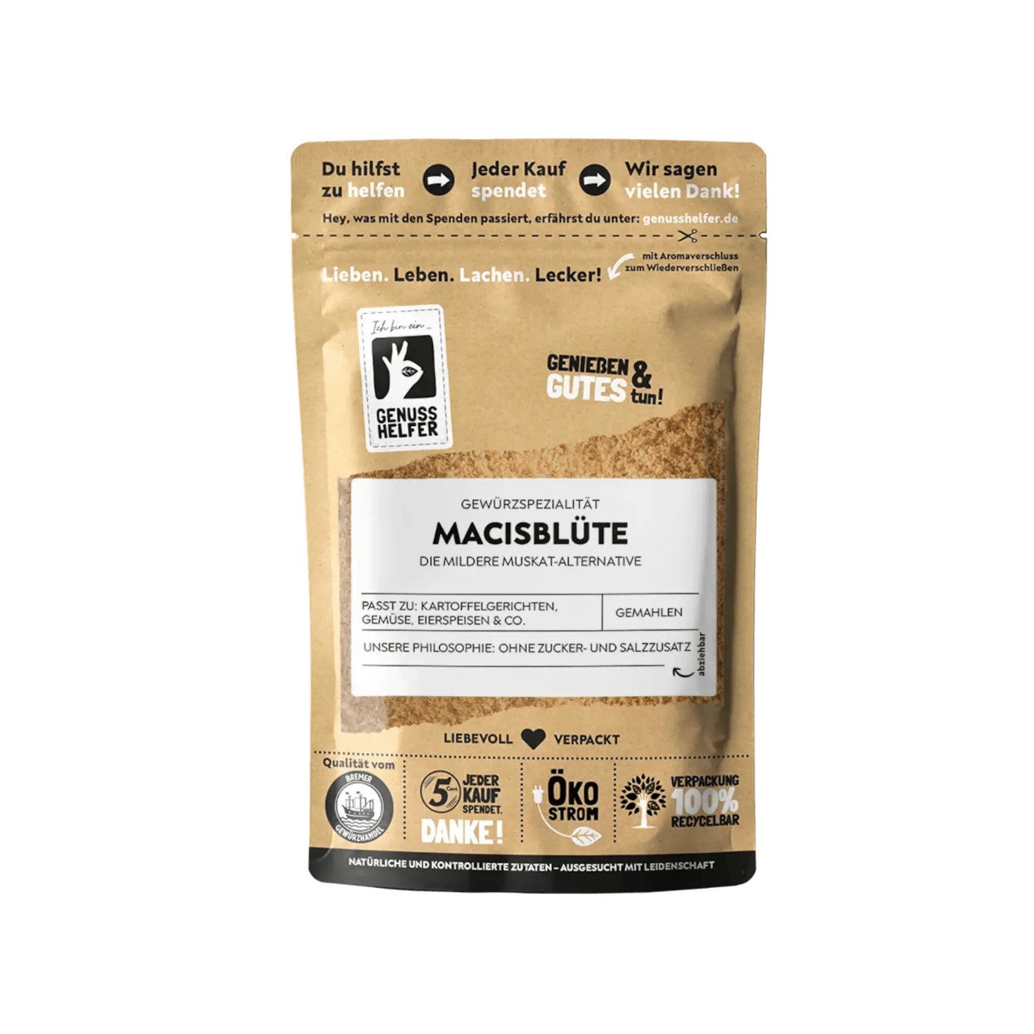 Bremer Gewürzhandel Gewürz Macis Gewürz, Muskatblüte, gemahlen, 50 g